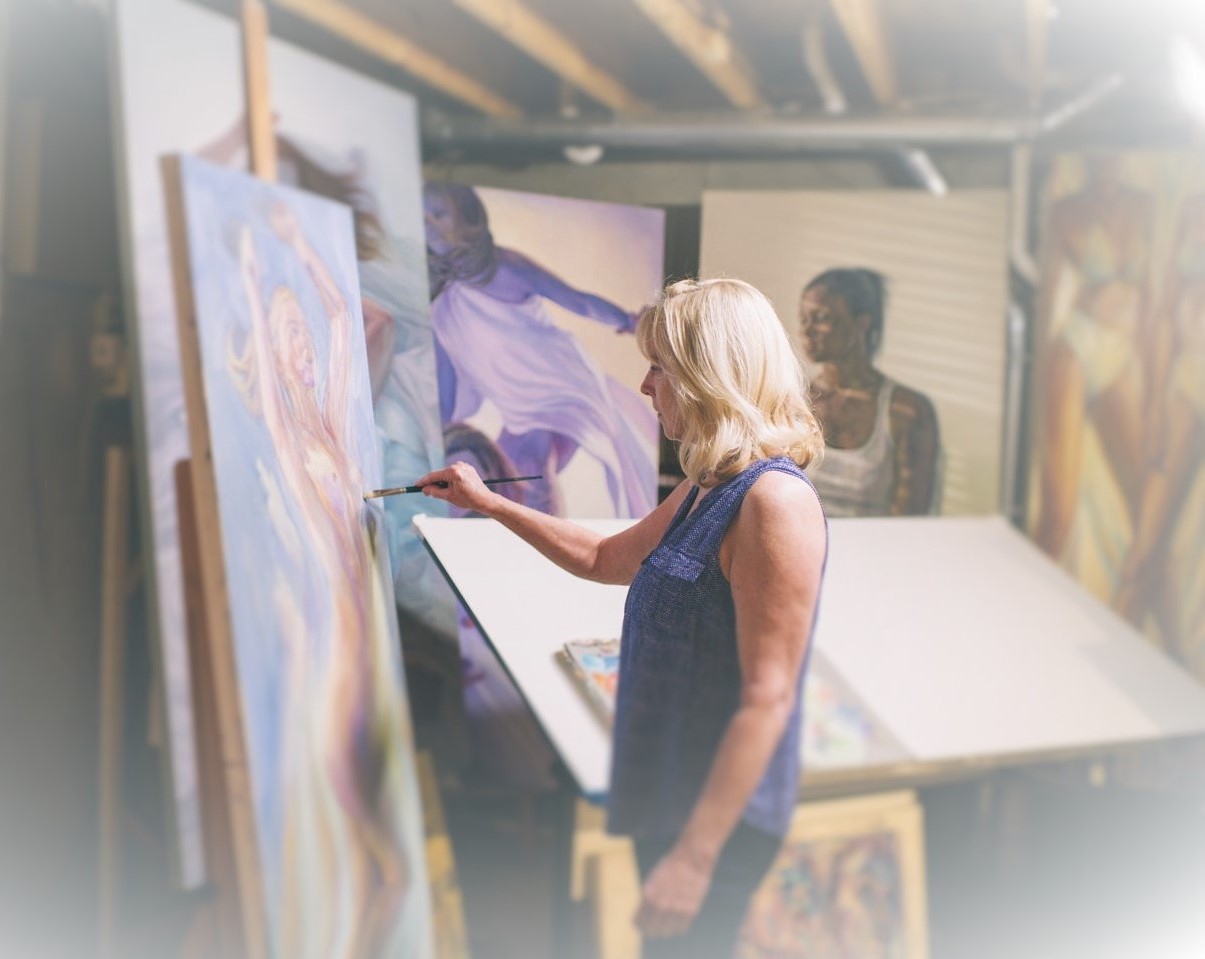 Lott in her studio.