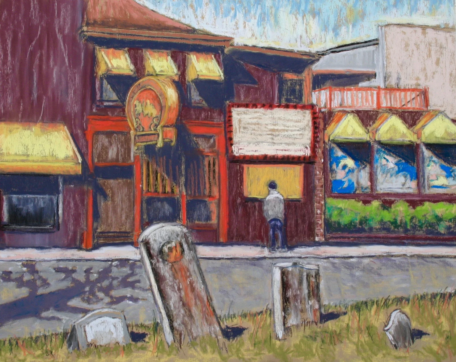 " The Death of the Phoenix" by Barb McDevitt, 20x16in, pastel (2016) $700 | BUY NOW