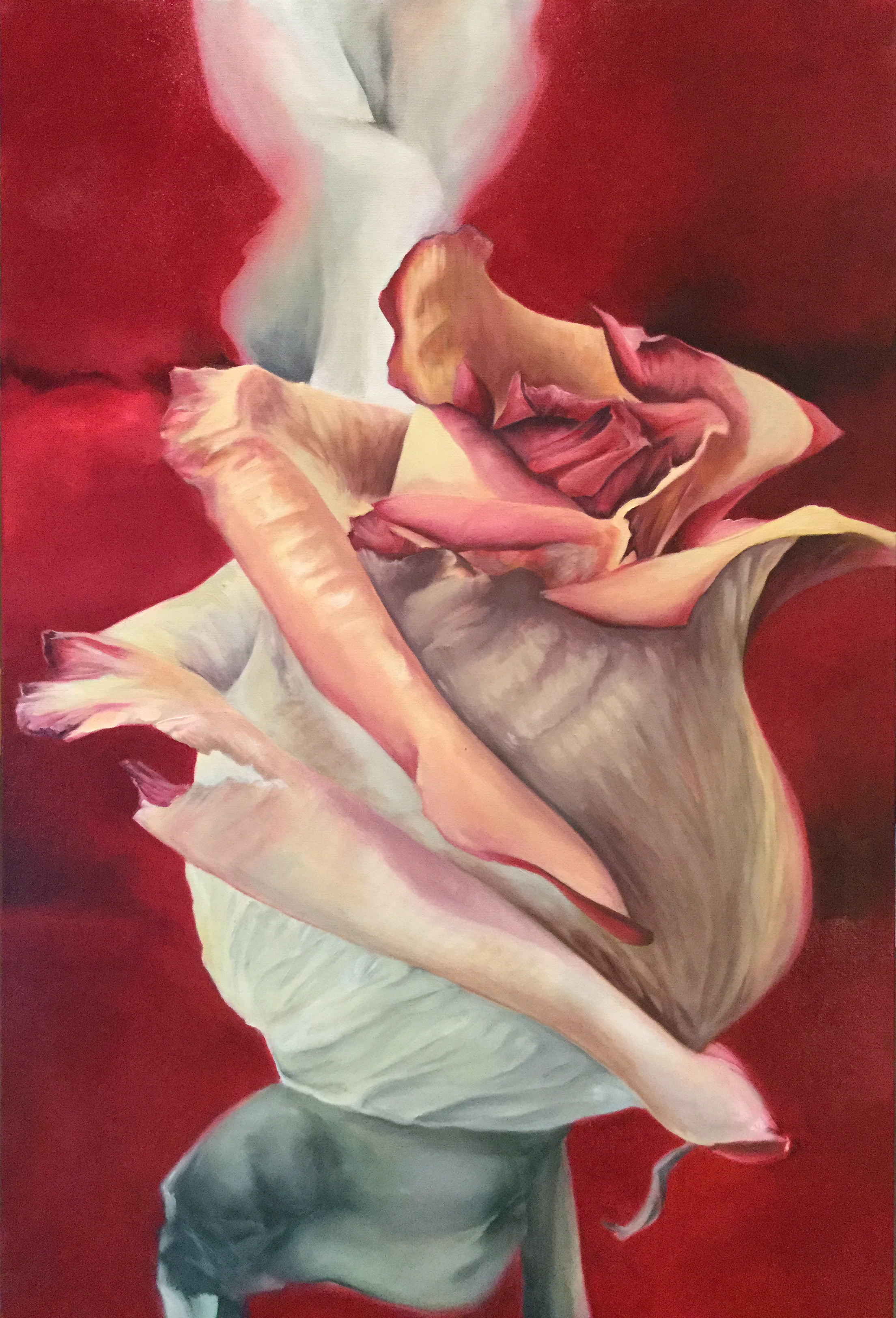 "Aging" by Britany Baker, 24x36in, oil on canvas (2017), $485 | BUY NOW