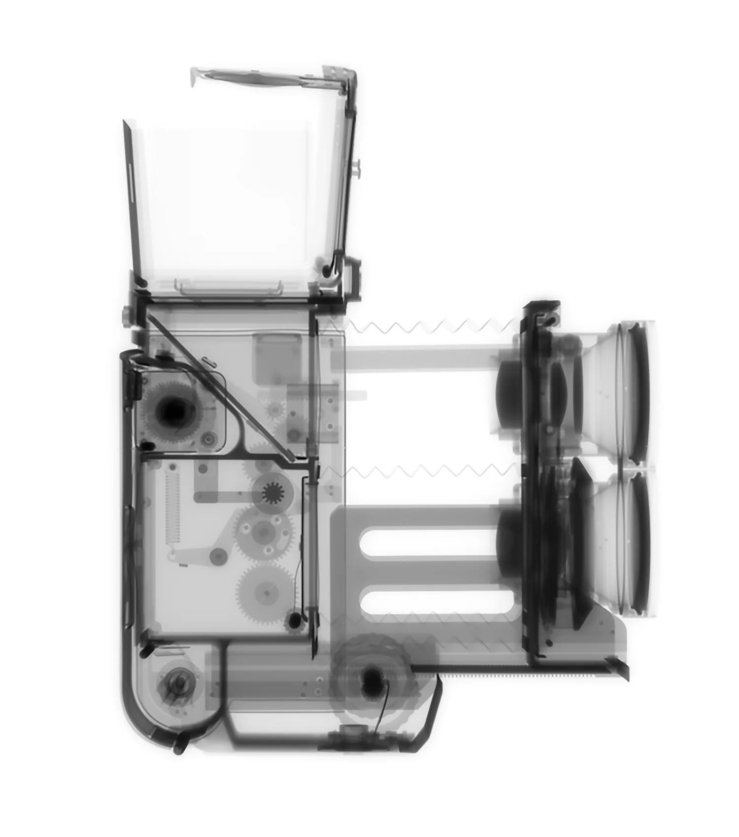" Mamiyaflex C2" by Kent Krugh, 13x19in, x-ray archival pigment print (2016), $400 | BUY NOW