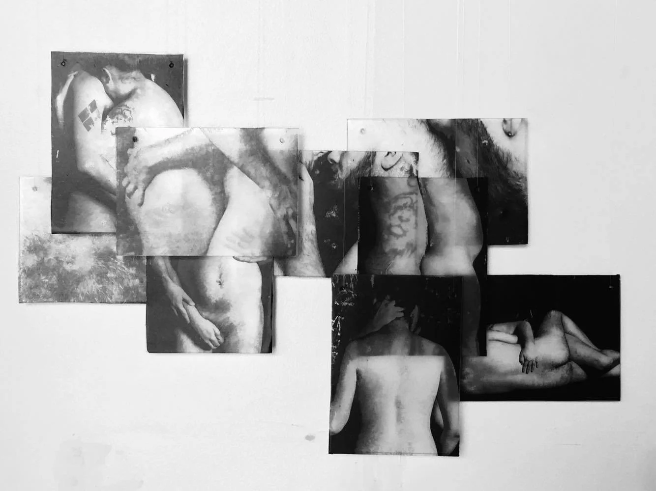 "Echoes" by Kevin Warth, dimensions variable, photo transfer on glass (2016), $500 | BUY NOW