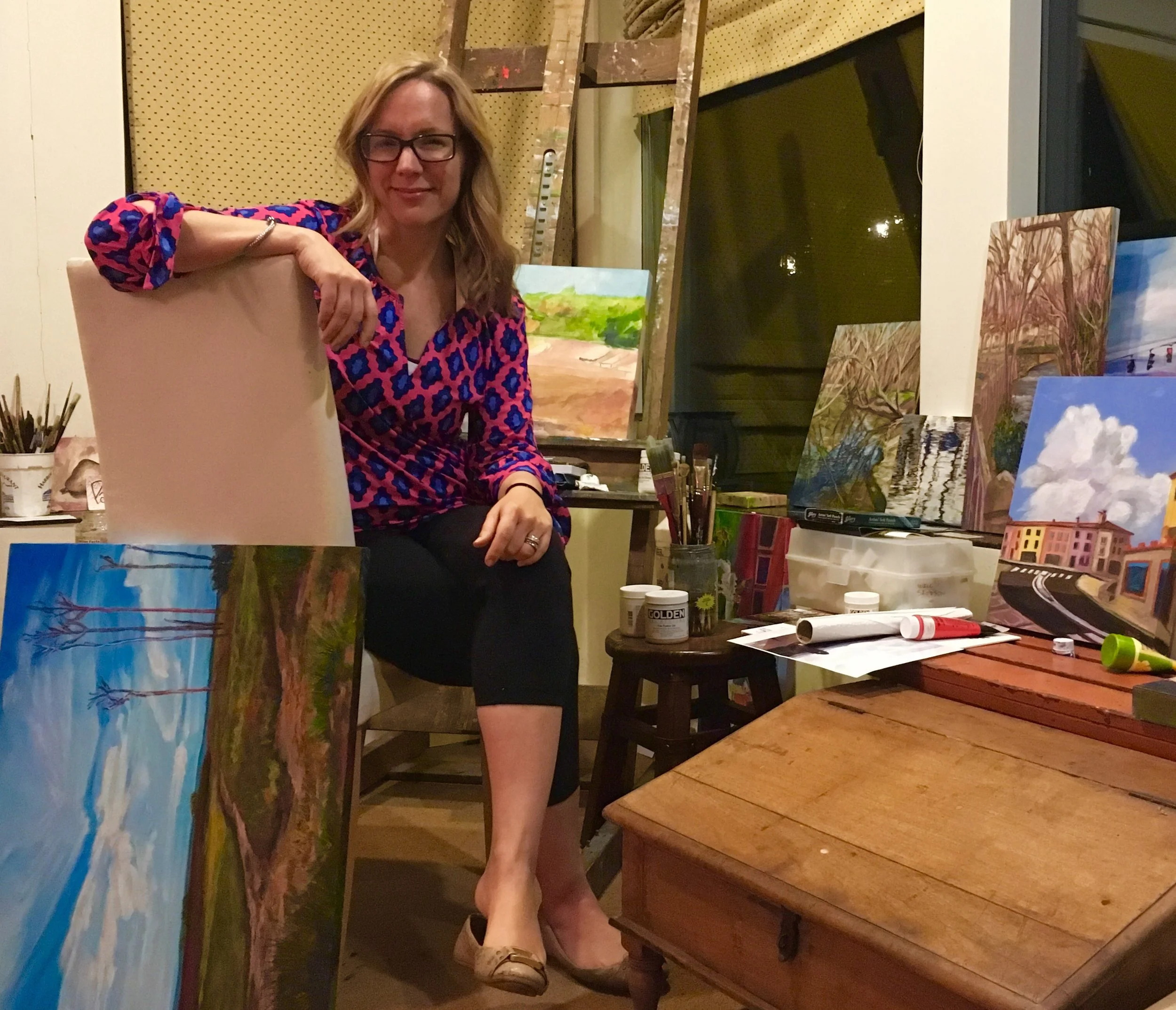 Anne Borders in her studio.