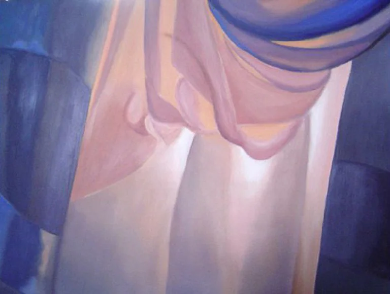 "Drapes" by Carol Jones, 24x30in, oil on board (2012), $600 | BUY NOW
