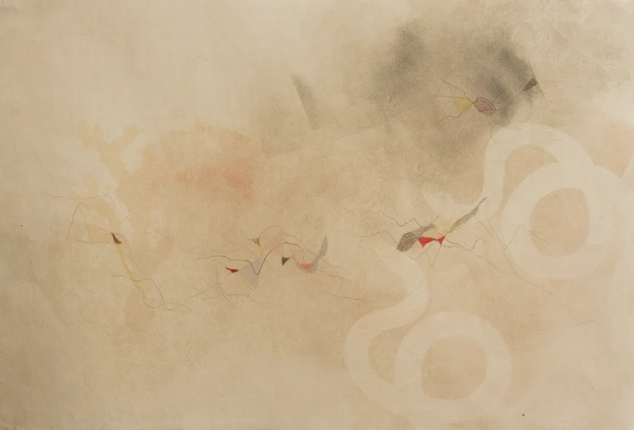 "Untitled' by Lauren Hirsch (Mentor), 19x30in, mixed media, $600 | BUY NOW