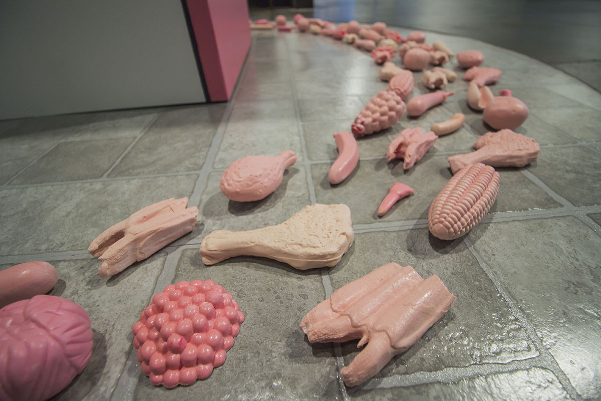 "I can feel your sweet decay (detail)" by Miranda Becht
