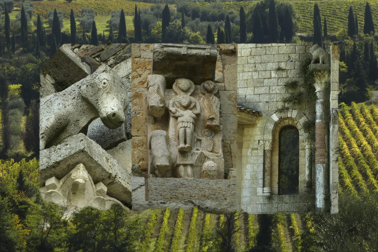 "Sant'antimo One" by Dobree Adams, 24x32in, Composite; Archival Inkjet Print (2017), $535