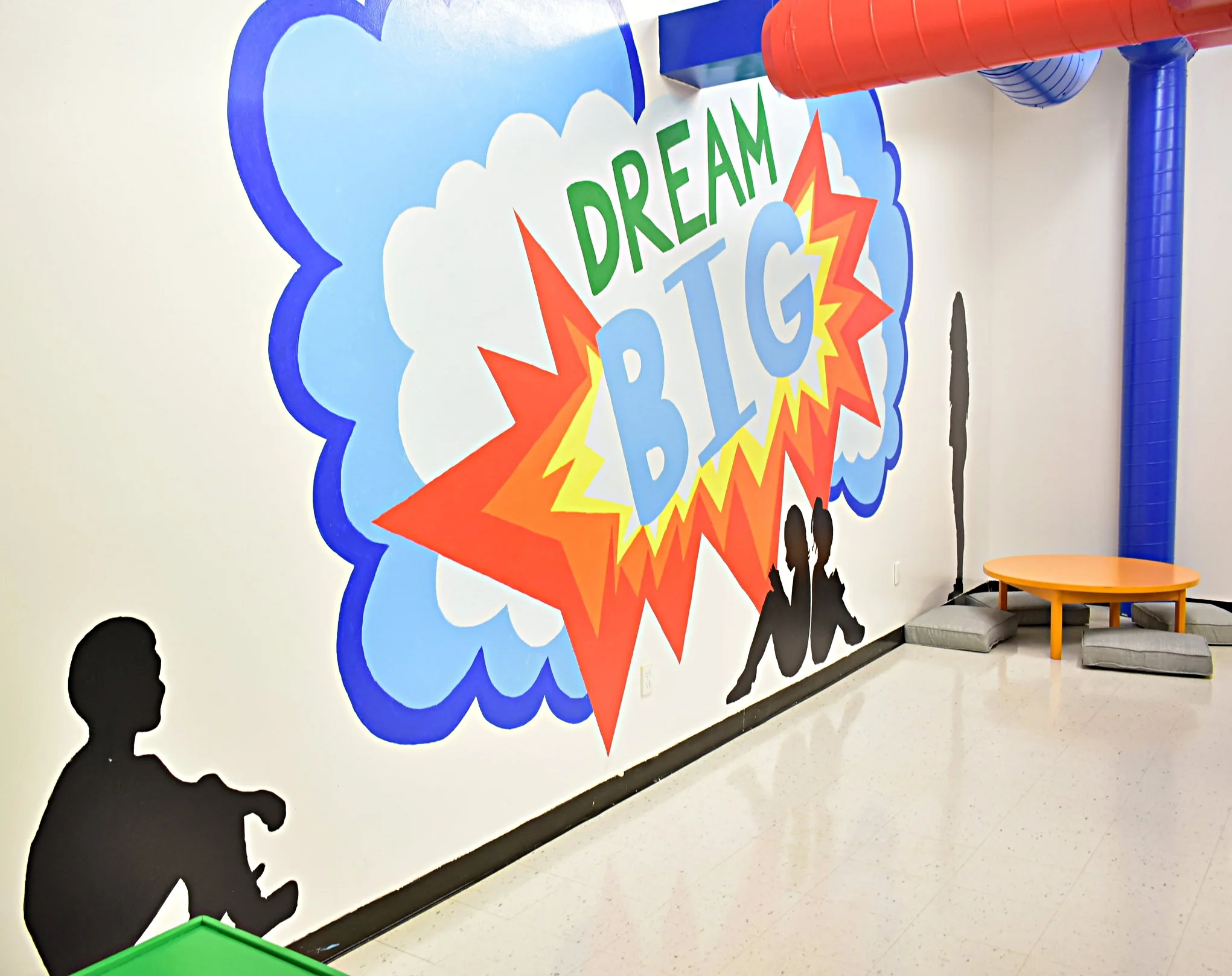 When Google Fiber wanted to help the Neighborhood House create their STEAM Lab, Louisville Visual Art was invited to help local youth design and execute a mural to look over it! Today everything was completed and ready to be enjoyed, so neighbors and media members came to celebrate. We're so thrilled with how great it all came together and say thanks to Google Fiber for their generous support, and to the Neighborhood House for being such a wonderful community center that is giving our neighbor kids so many ways to get involved, learn and have fun! AS SEEN ON THE NEWS: 4/5/18- WAVE Online – Google Fiber opens STEAM Lab in Louisville 4/5/18- WHAS at 5:30 p.m. – Google Fiber STEAM Lab Opens 4/5/18- WHAS at 6:00 p.m. – Google Fiber Unveils New Steam Lab 4/5/18- WLKY at 6:00 p.m. – Google Fiber Hosts Coding Training 4/5/18- Louisville KY Twitter - https://twitter.com/LouisvilleUSA/status/982035662239973376 4/5/18- WAVE Twitter – https://twitter.com/wave3news/status/982113426326487042 4/6/18- WAVE Facebook - https://www.facebook.com/wave3news/posts/10156284789023686 4/6/18- WLKY at 4:30 a.m. – Google Fiber Hosts Coding Training 4/6/18- WHAS at 5:00 a.m. – Google Fiber Unveils New Steam Lab 4/6/18- WHAS Online - Google Fiber opens STEM lab in Portland 4/6/18- WLKY at 5:30 a.m. – Google Fiber Hosts Coding Training 4/6/18 – WLKY at 12:30 p.m. – Google Fiber Hosts Coding Training