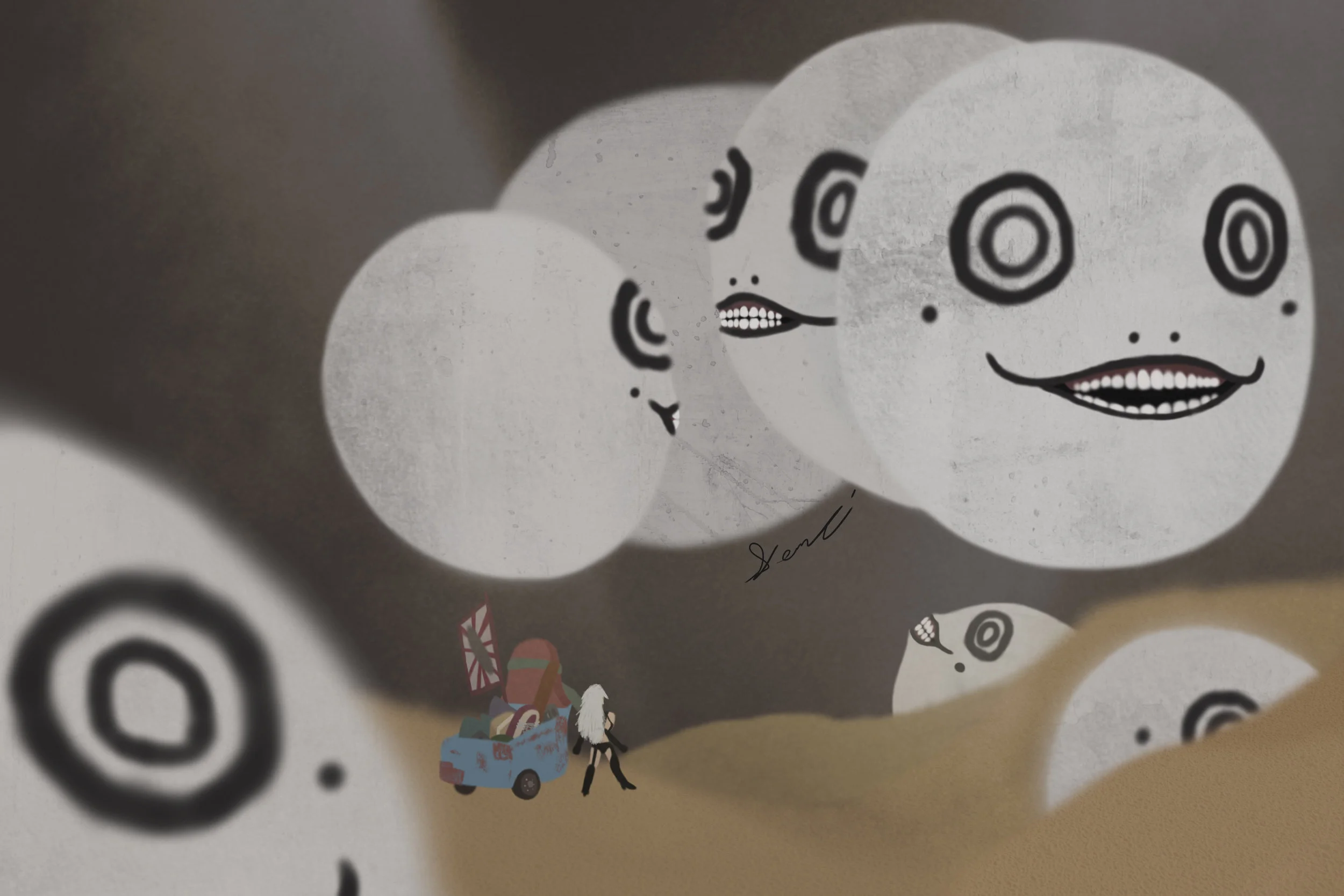 "Emil Beginnings" by Mickaela McKinney, digital ullustration