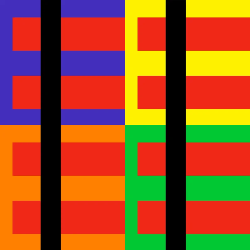 "Track" by Robert Halliday Acrylic on canvas, 30x30in, 2013, $3000