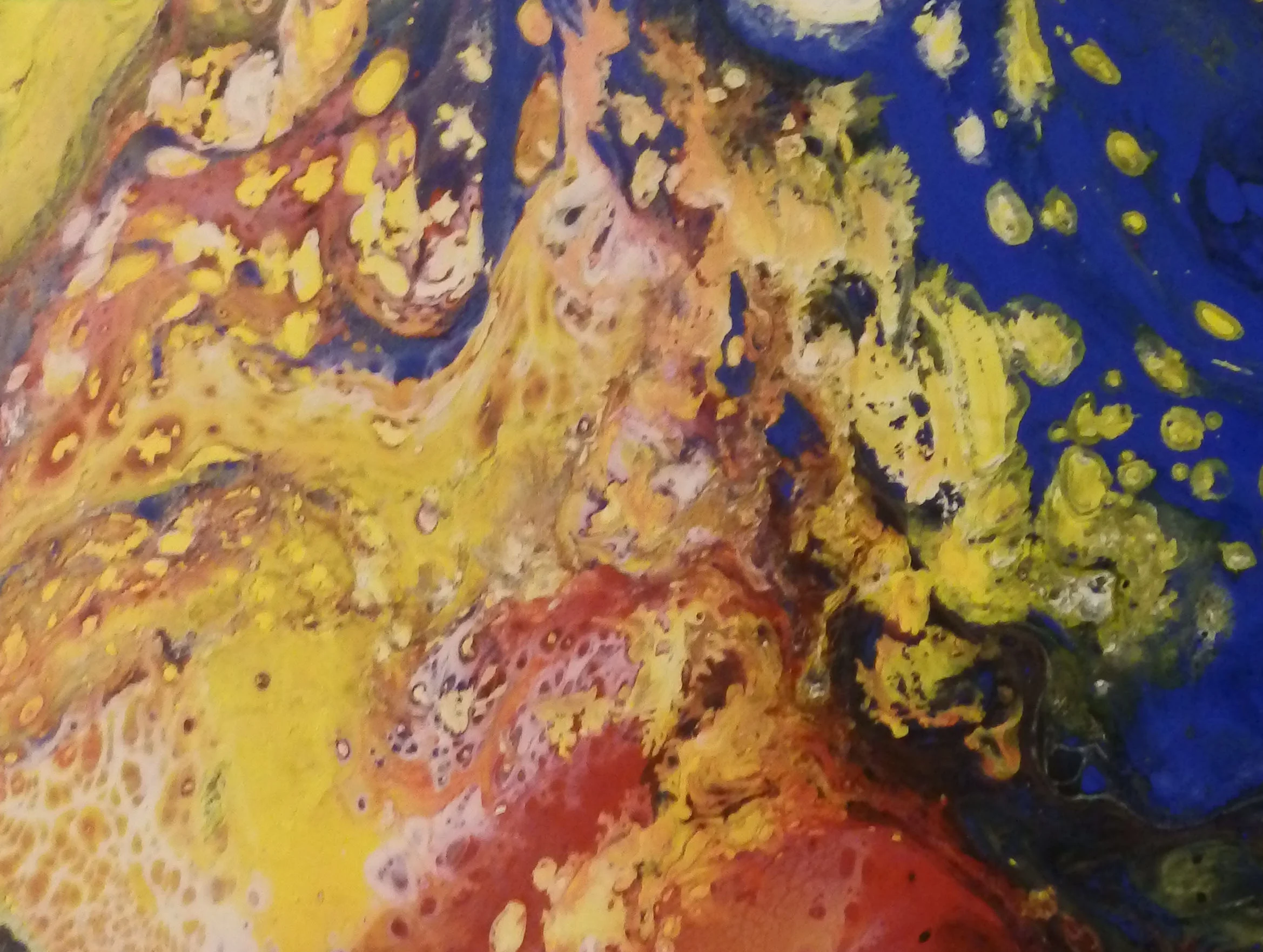 “Creeping Willow” by Patricia Standard, Acrylic on canvas, 8x10in, $35.00