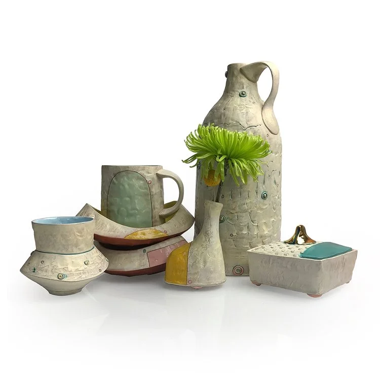 2019 SXPF Guest Potter Didem Mert, mid-range+stoneware, 2018