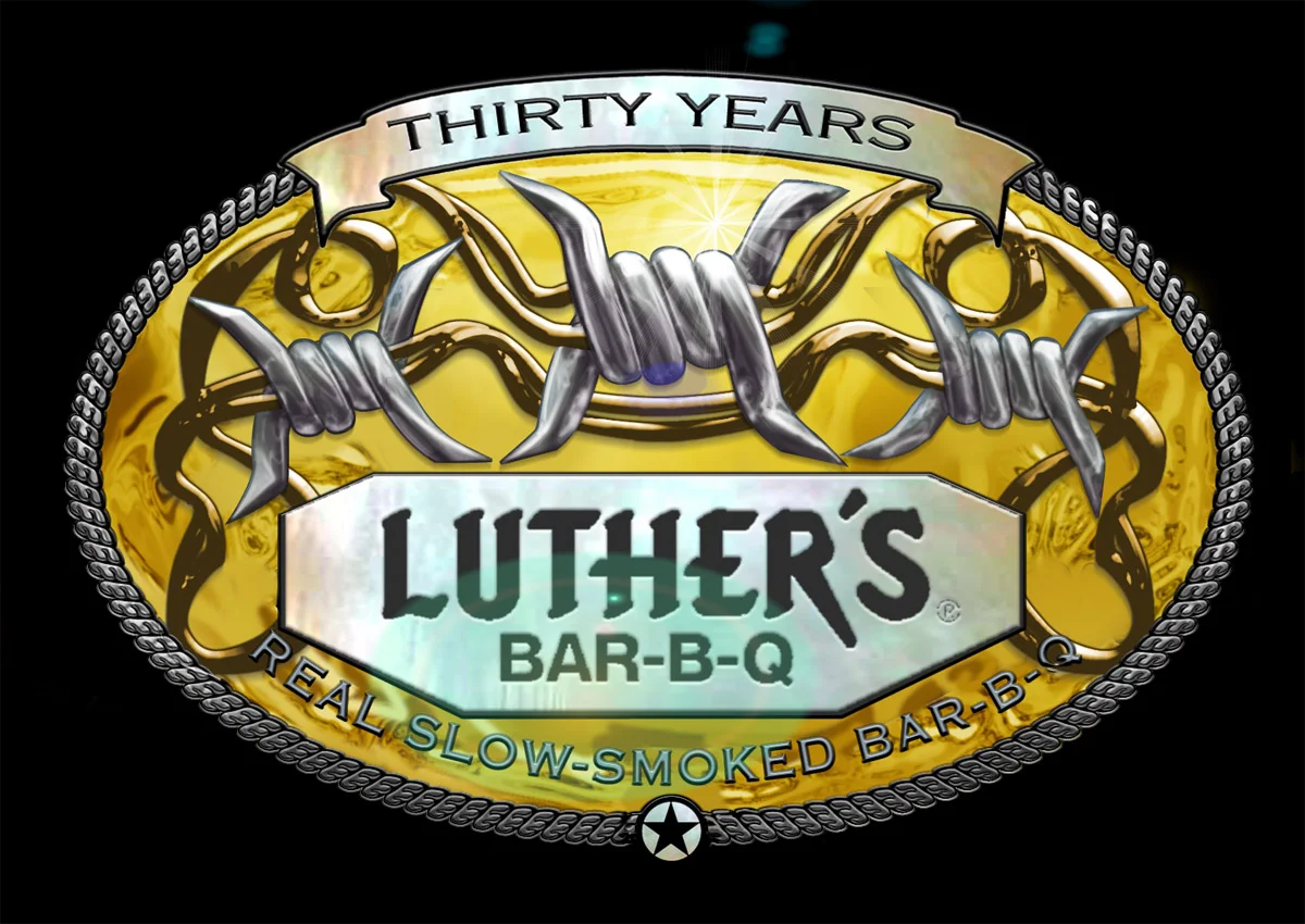 Logo art for Luther's BBQ.