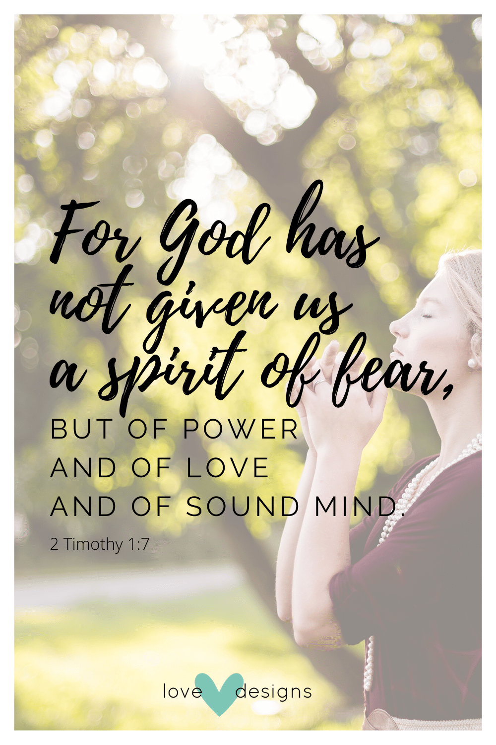 overcoming the spirit of fear