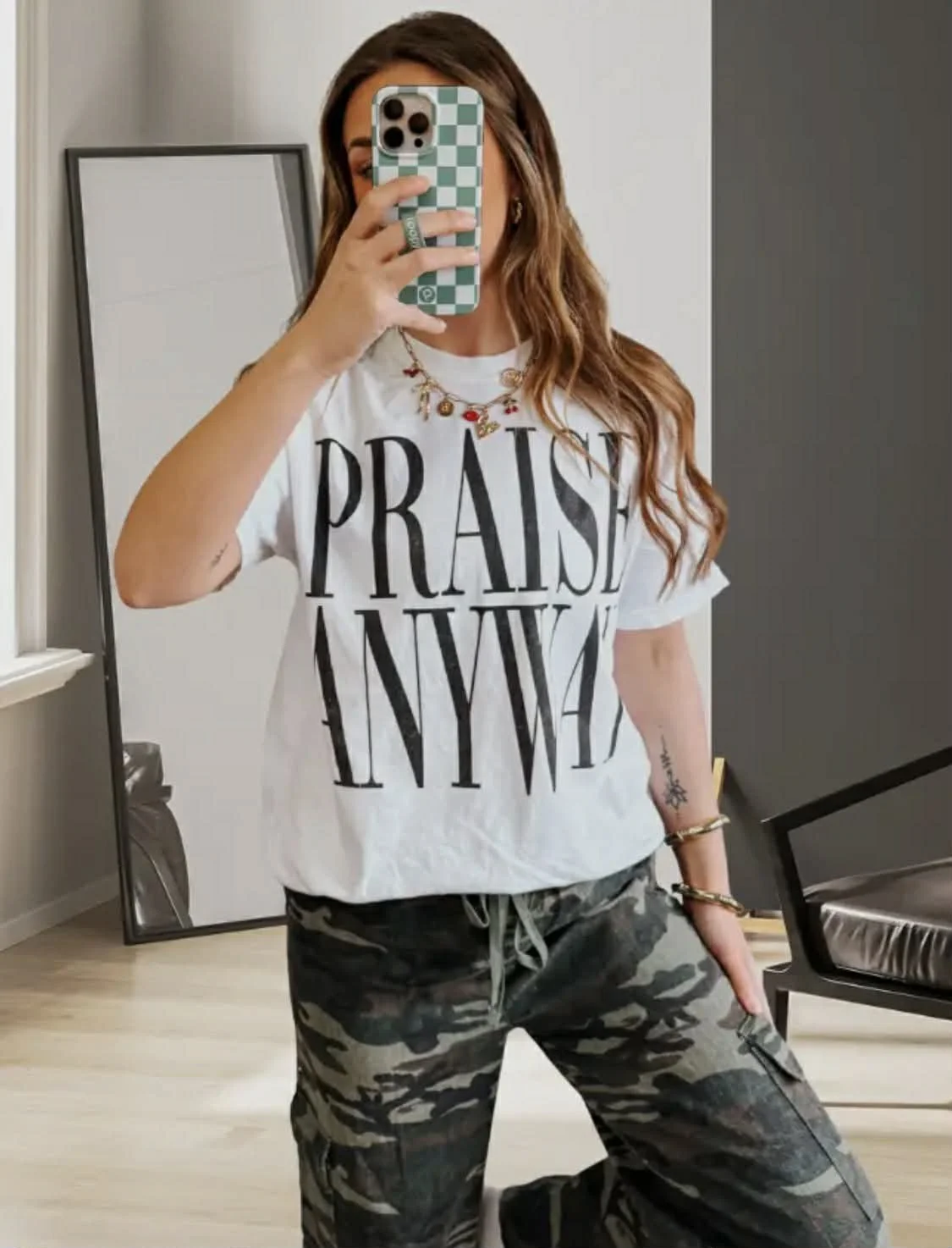 Praise Anyway Graphic Tee- PRE ORDER