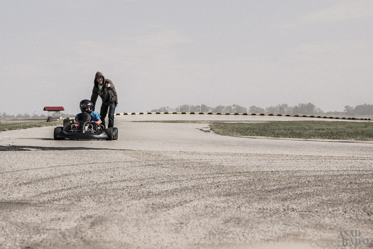 Rotax karting coming to a close.
