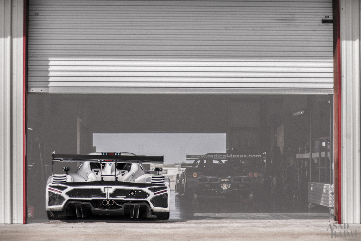 Radical Sportscars garage.