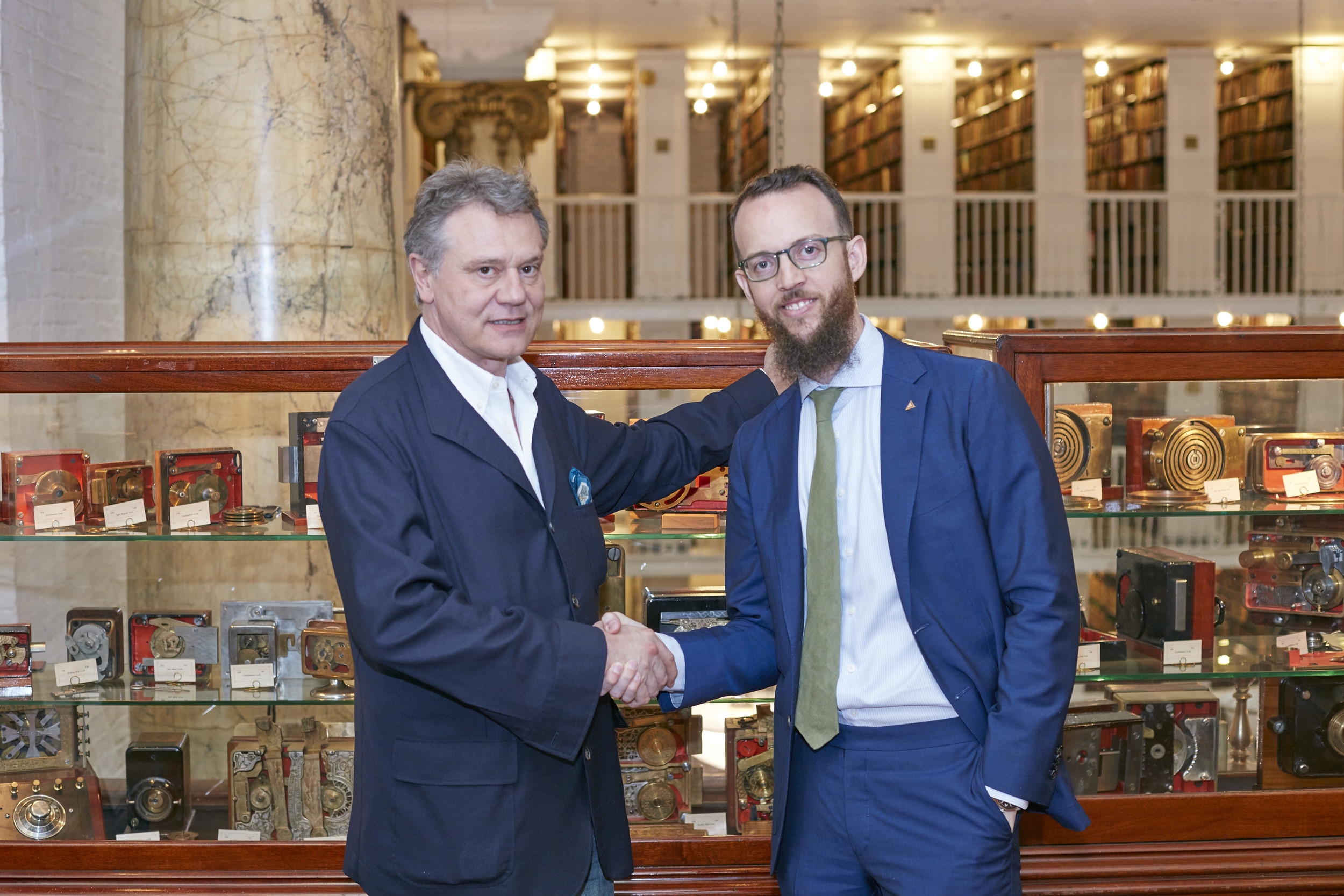 François-Paul Journe - Founder, F.P. Journe & Nicholas Manousos - Vice President, Horological Society of New York, Meet at the General Society Library in Midtown Manhattan