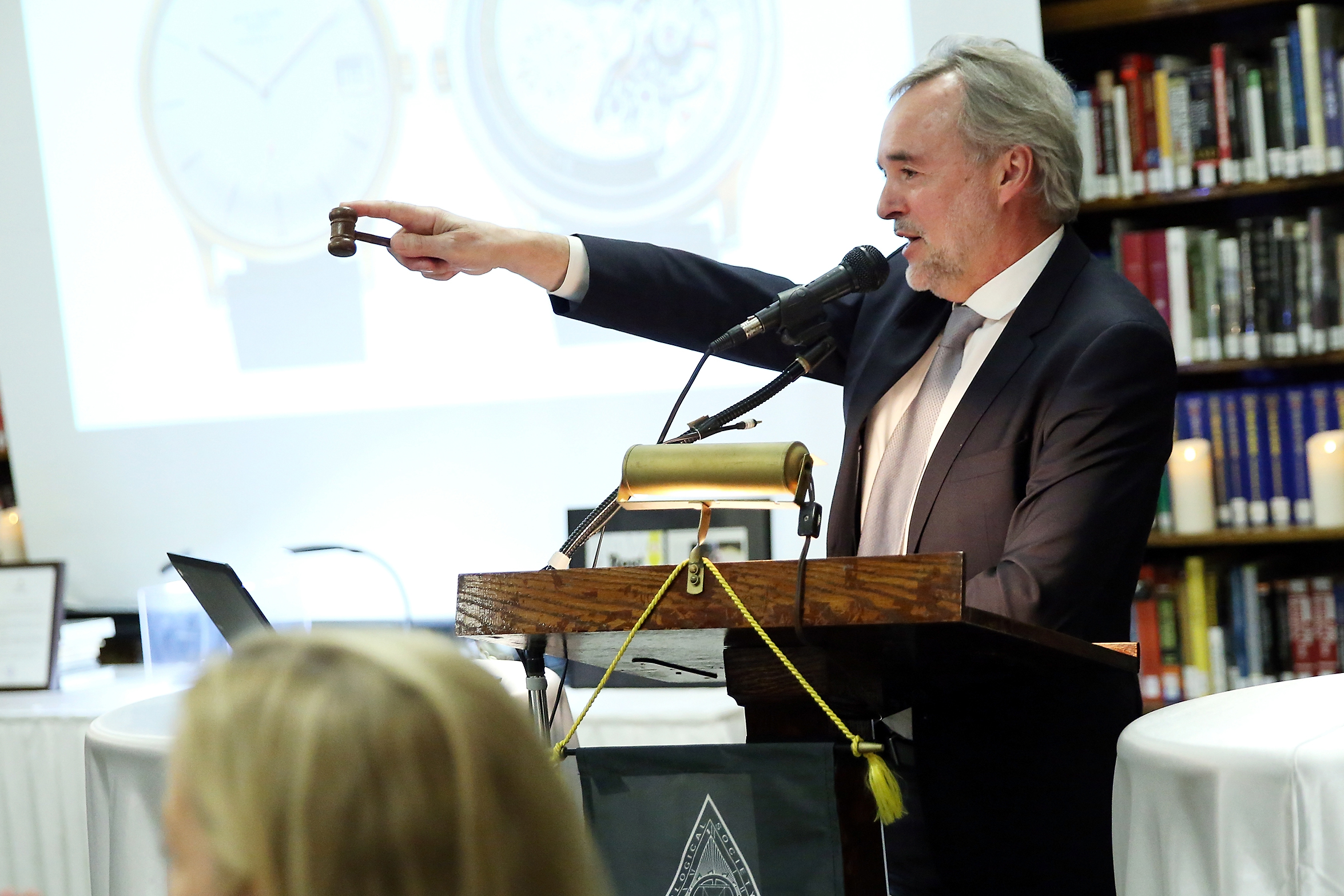 Nicholas Dawes calling the HSNY 2017 Charity Auction