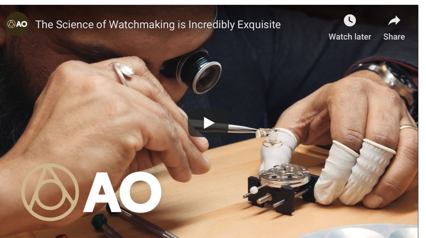 THE SCIENCE OF WATCH REPAIRING IS INCREDIBLY EXQUISITE #AtlasObscuraTries