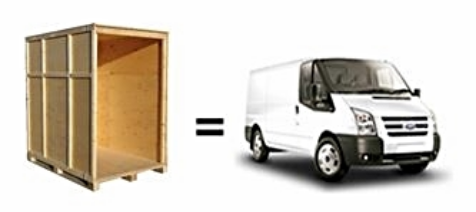white transit van