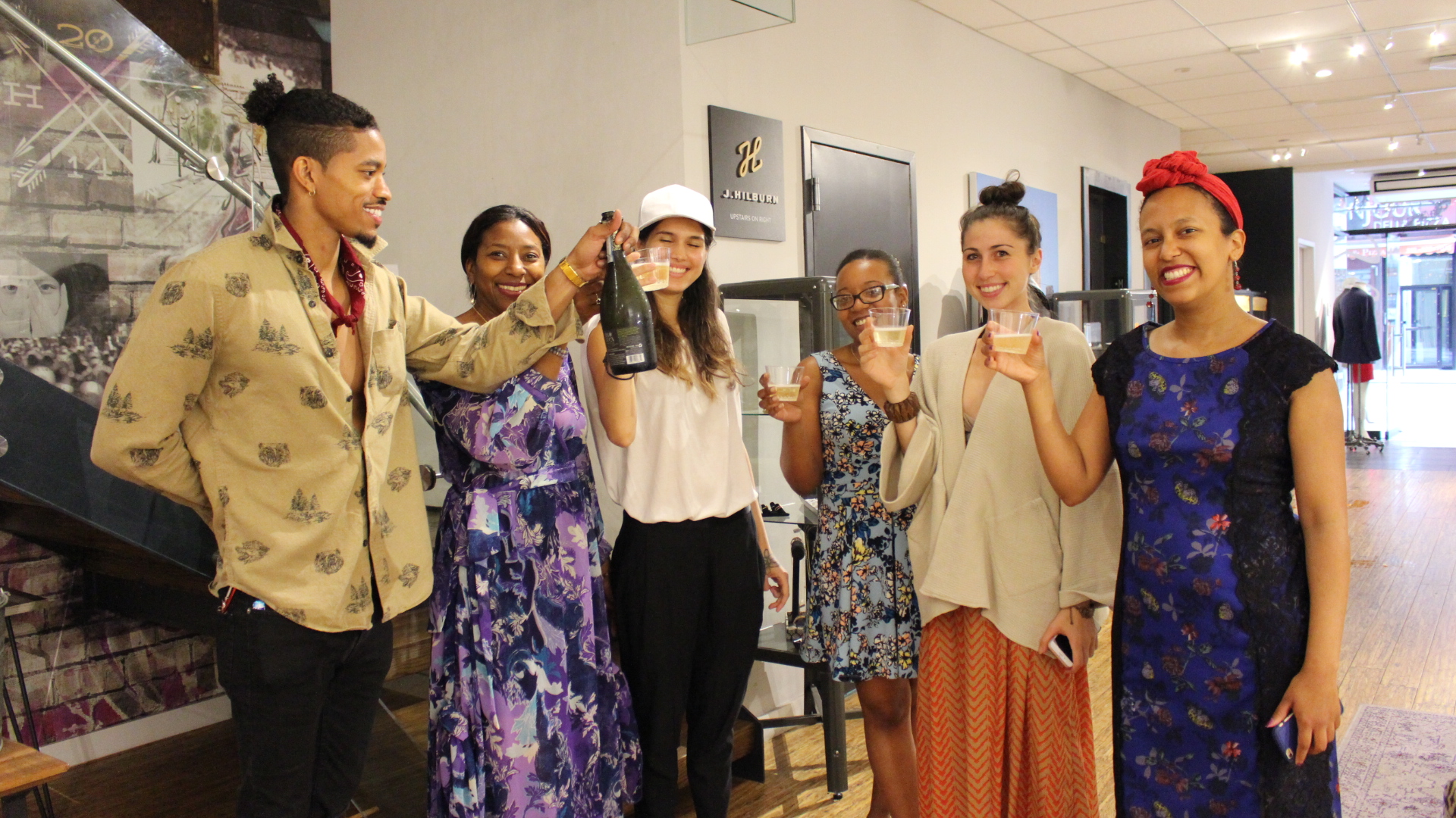 Celebrating the Launch of the Bohemian collection with the BeneRialto team