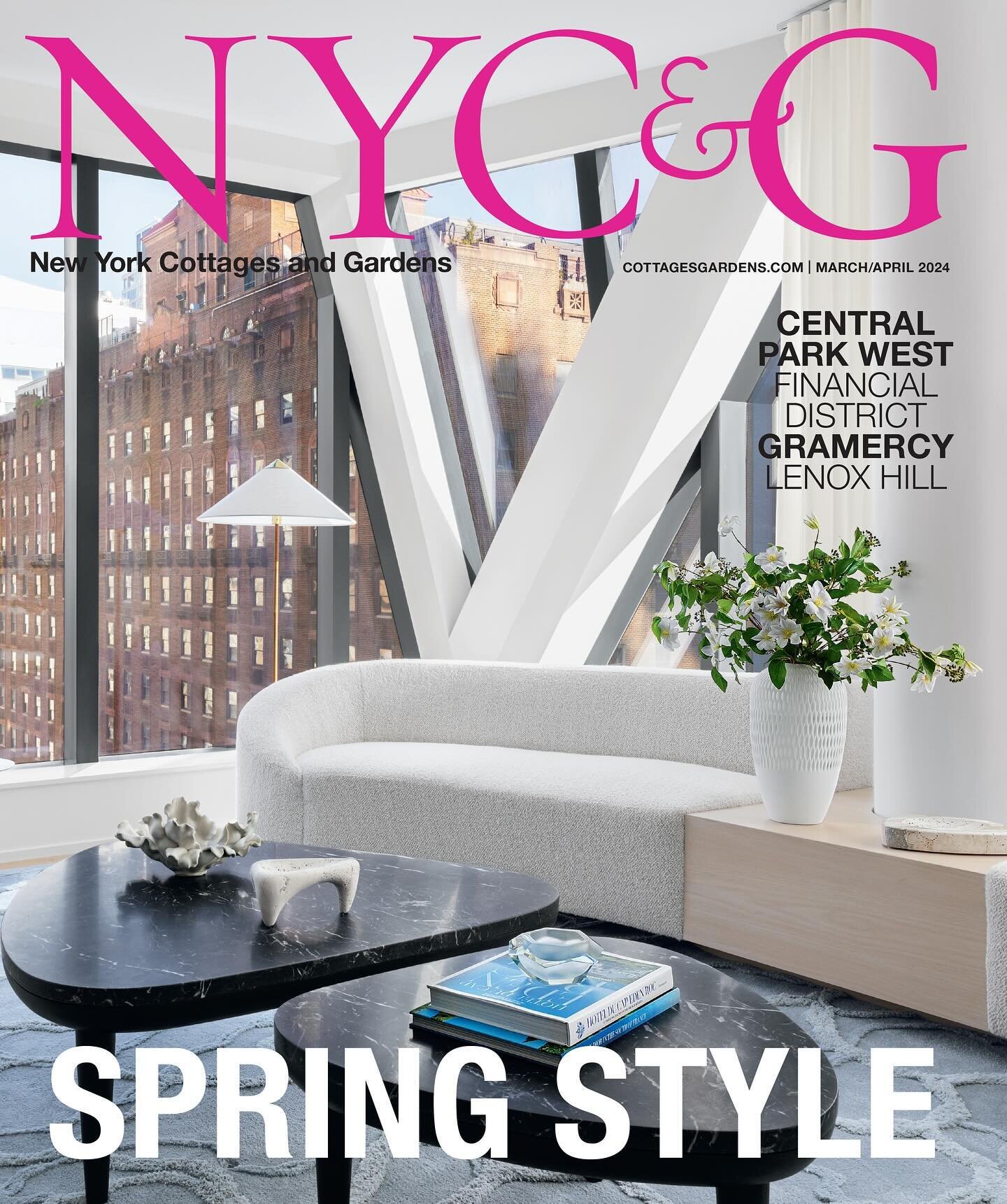 We are thrilled to debut our latest project, Gramercy Park, as the cover story of the Spring issue of New York Cottages and Gardens 🤍 

Story: @alyssawbird 
Photography: @brittanyambridge 
Stylist: @martinrbourne