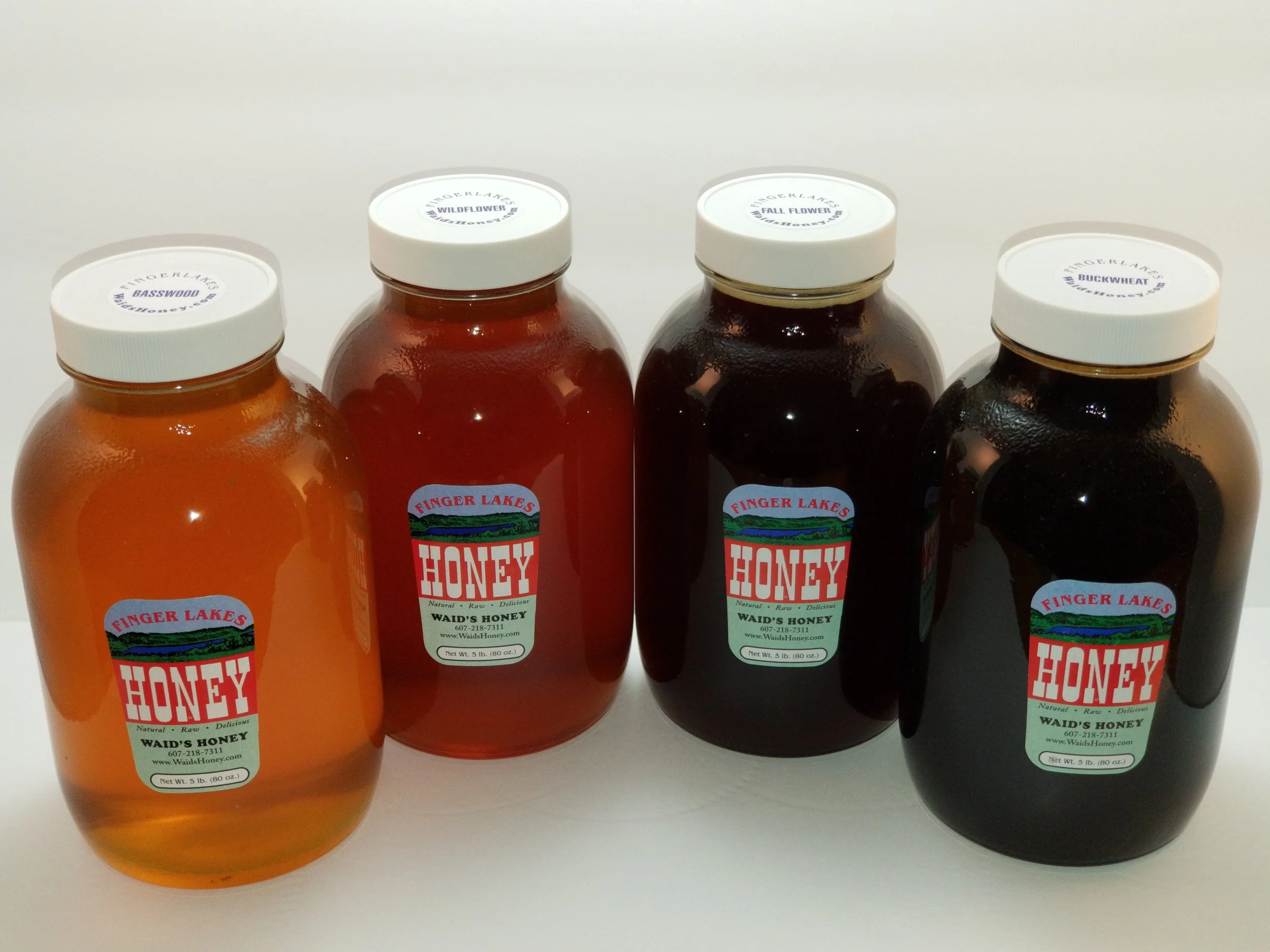 5 lbs. Jar of Waid's honey