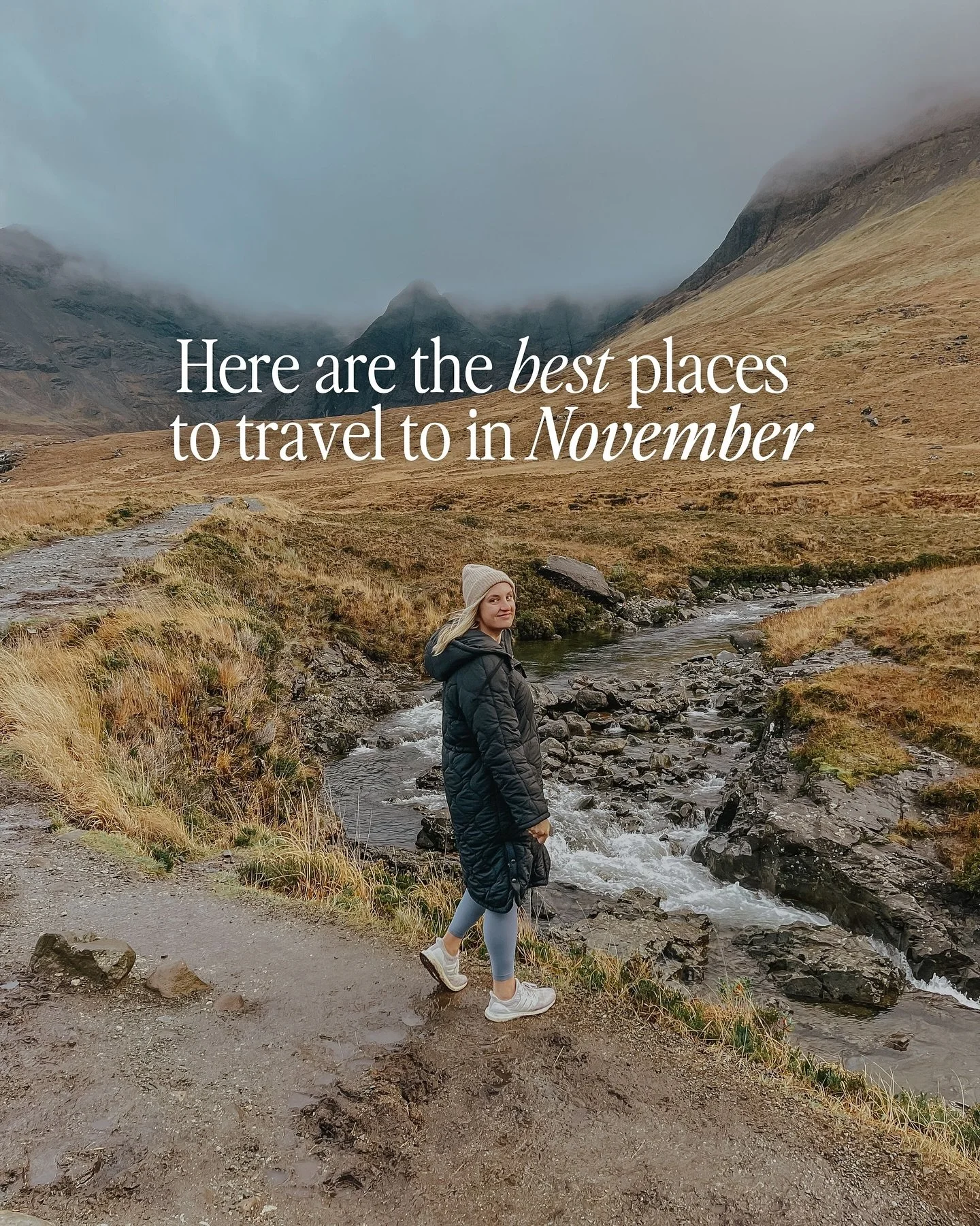 November is a quieter, more thoughtful time to travel. The air is cooler, the crowds have thinned, and the world feels a little more spacious. Whether you&rsquo;re after crisp mountain air or late-season sun, November offers a chance to explore in a 