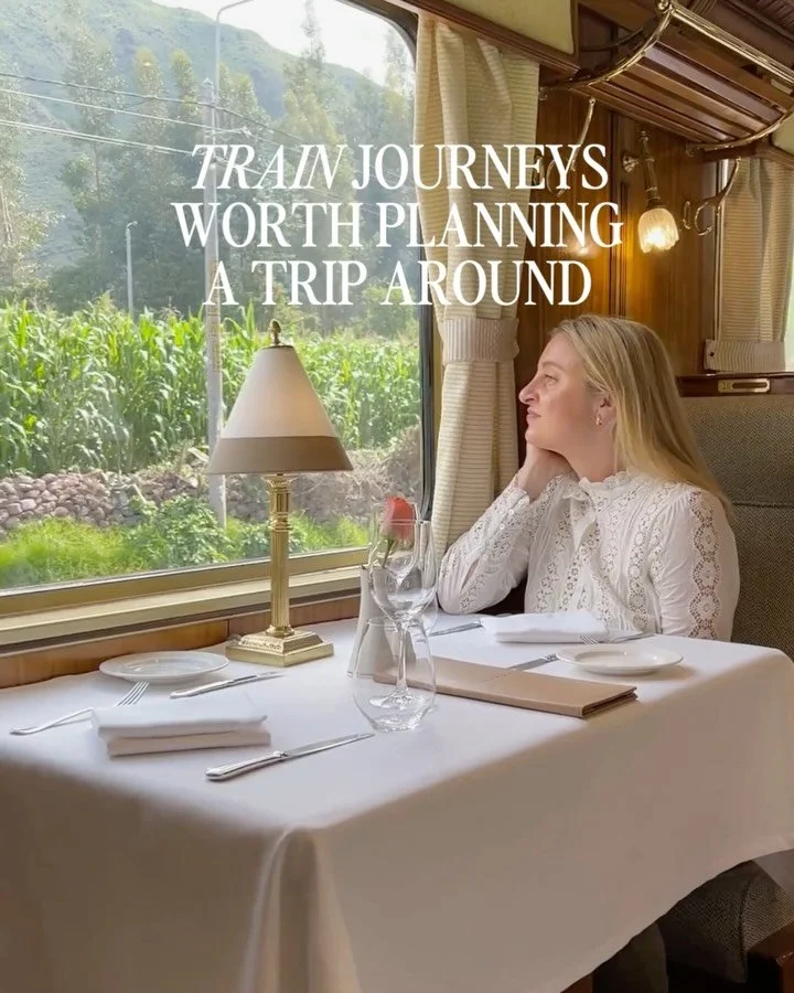 Train travel is having a bit of a comeback. It&rsquo;s nostalgic in the best way and refreshingly unhurried. Instead of rushing from one stop to the next, these journeys make the route itself part of the adventure.

Here are a few we love:

&bull; Be