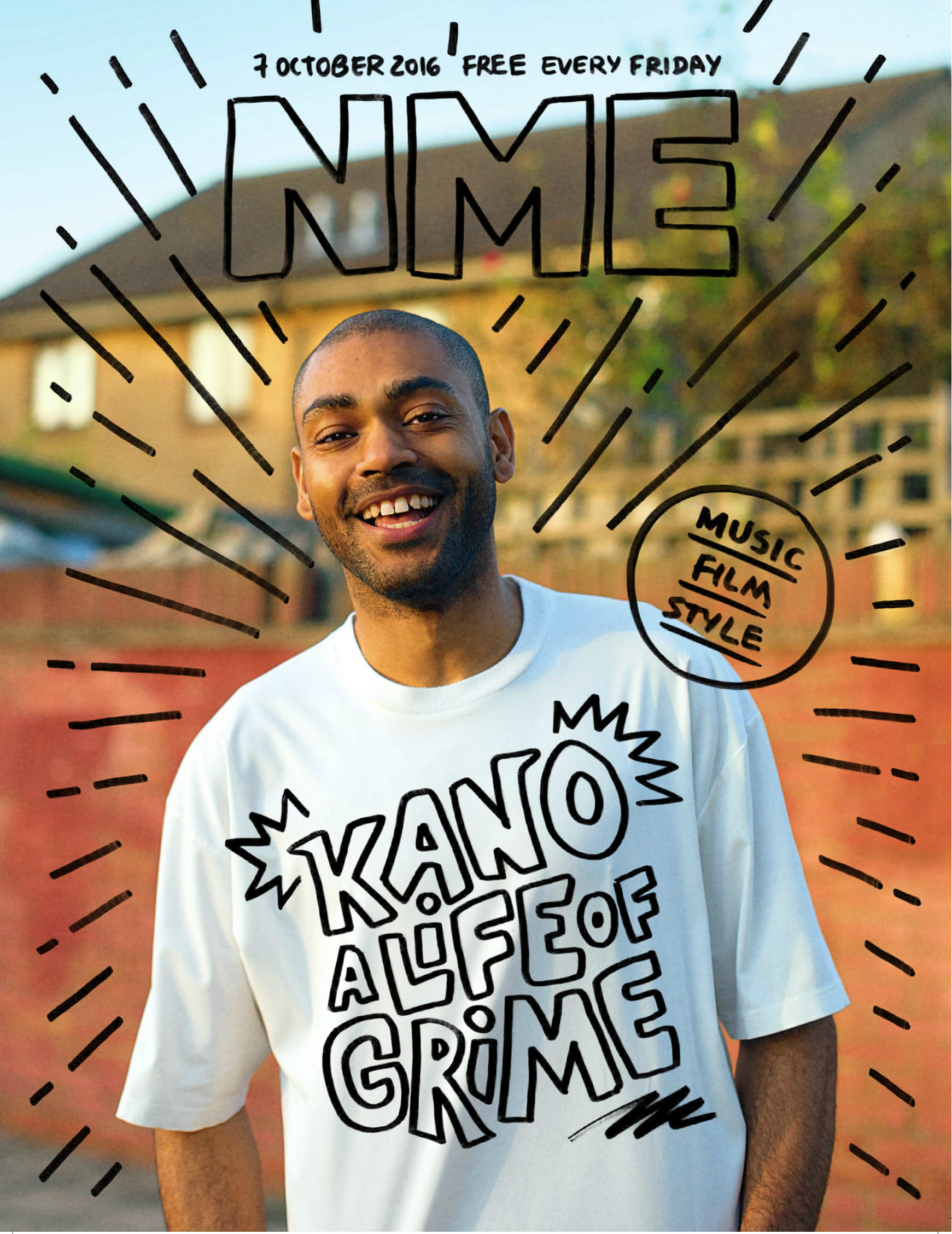 Had lunch with grime MC Kano and went to his rehearsal studio for an 'NME' cover piece. Click here to read the article.