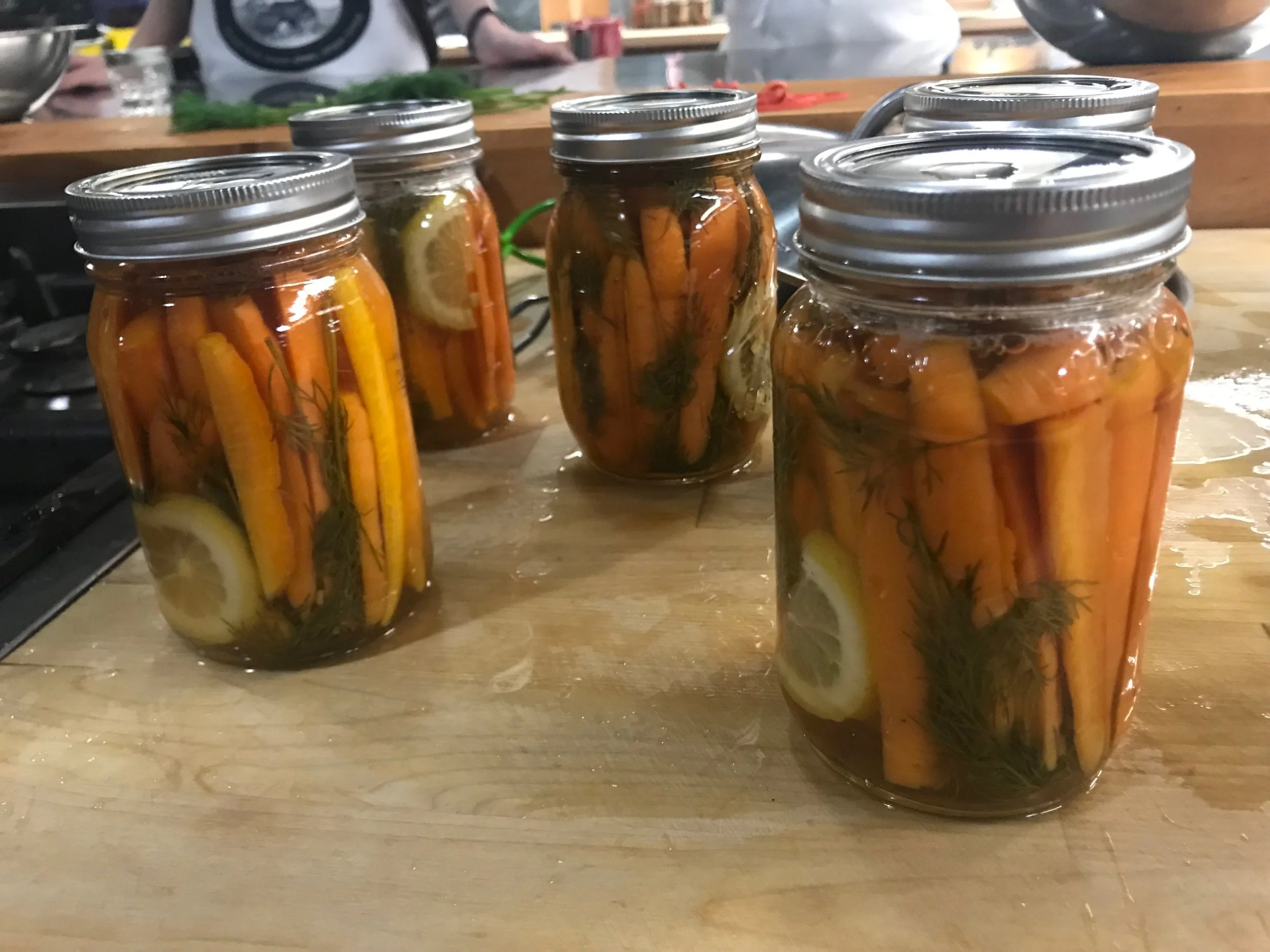 Dilly carrots! Made with carrots grown by Farmer Than at Bamboo Creek Farm.