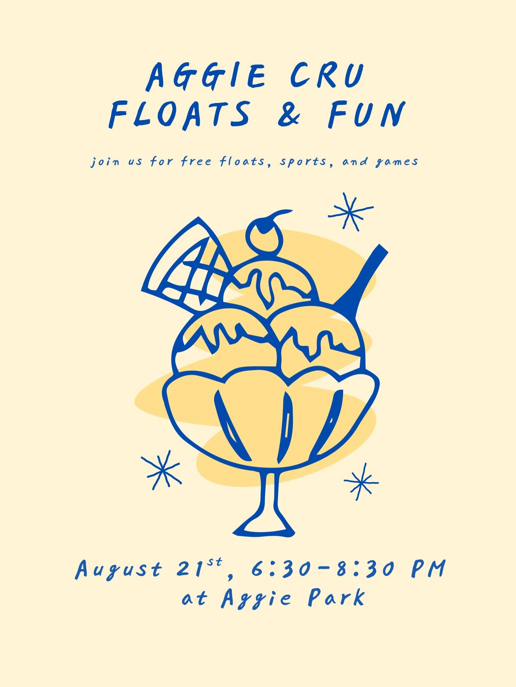 more shirts coming today and sofa floats coming your way tonight at Aggie park! see you there!