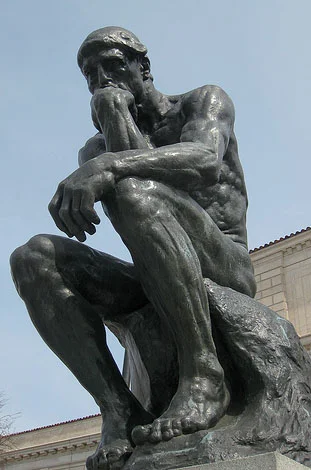 Rodin, the Thinker . Detroit Institute of Art