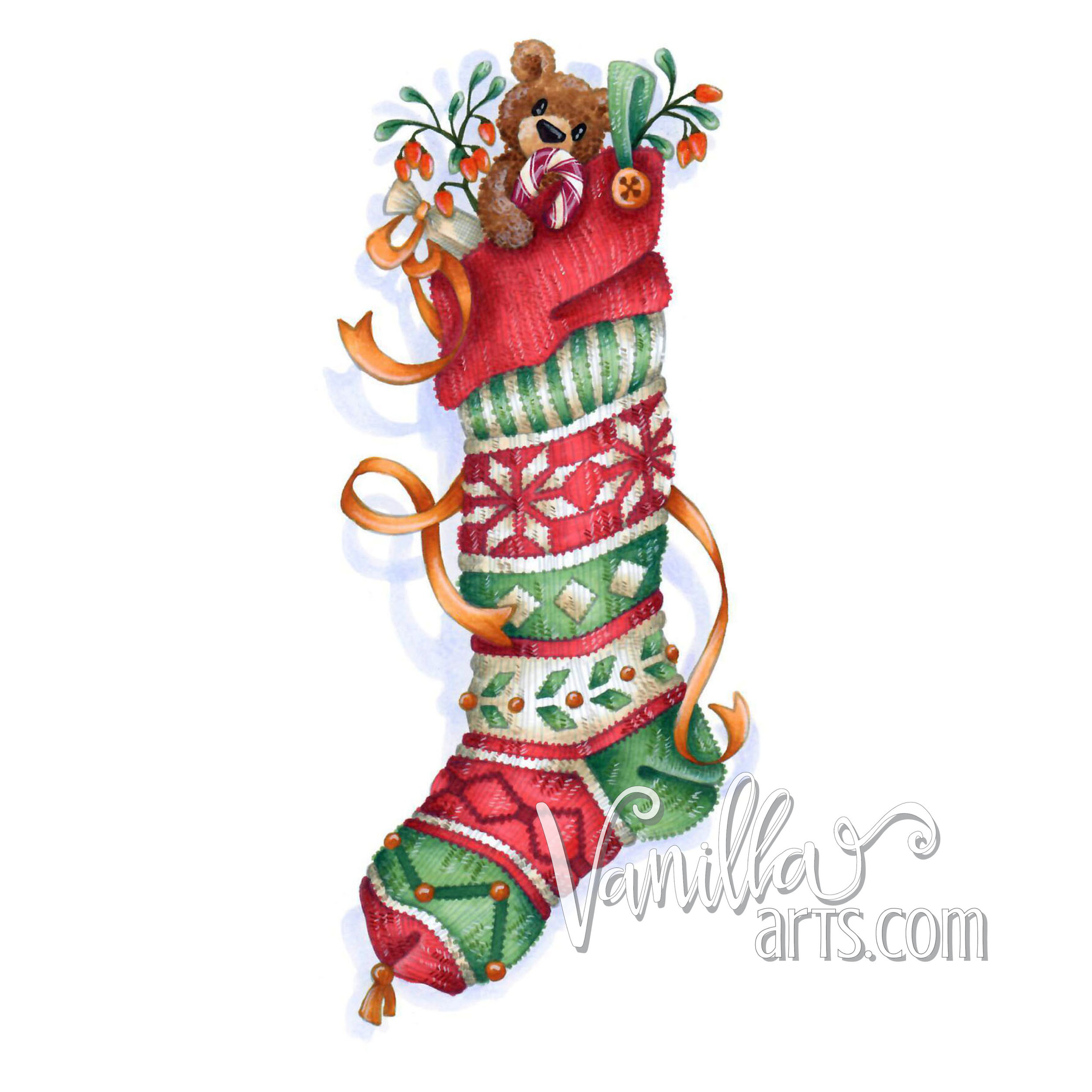  Stampcolour Christmas Realistic Printable Temporary