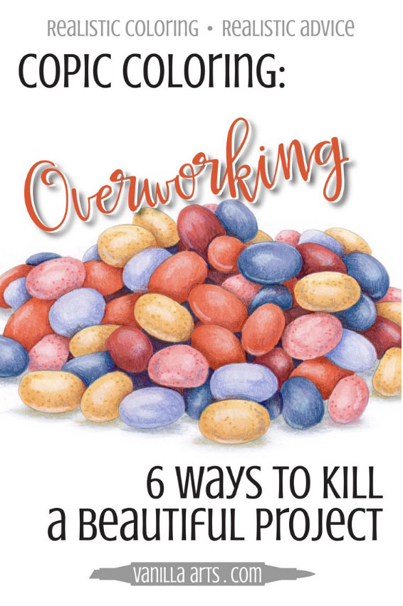 6 Ways to Prevent Overworking your Copic Marker Projects