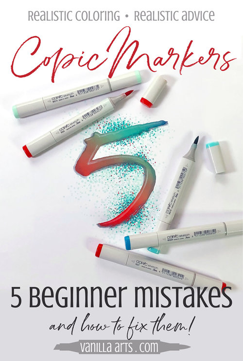 5 Beginner Copic Marker Mistakes (and how to fix them) — Vanilla Arts Co.