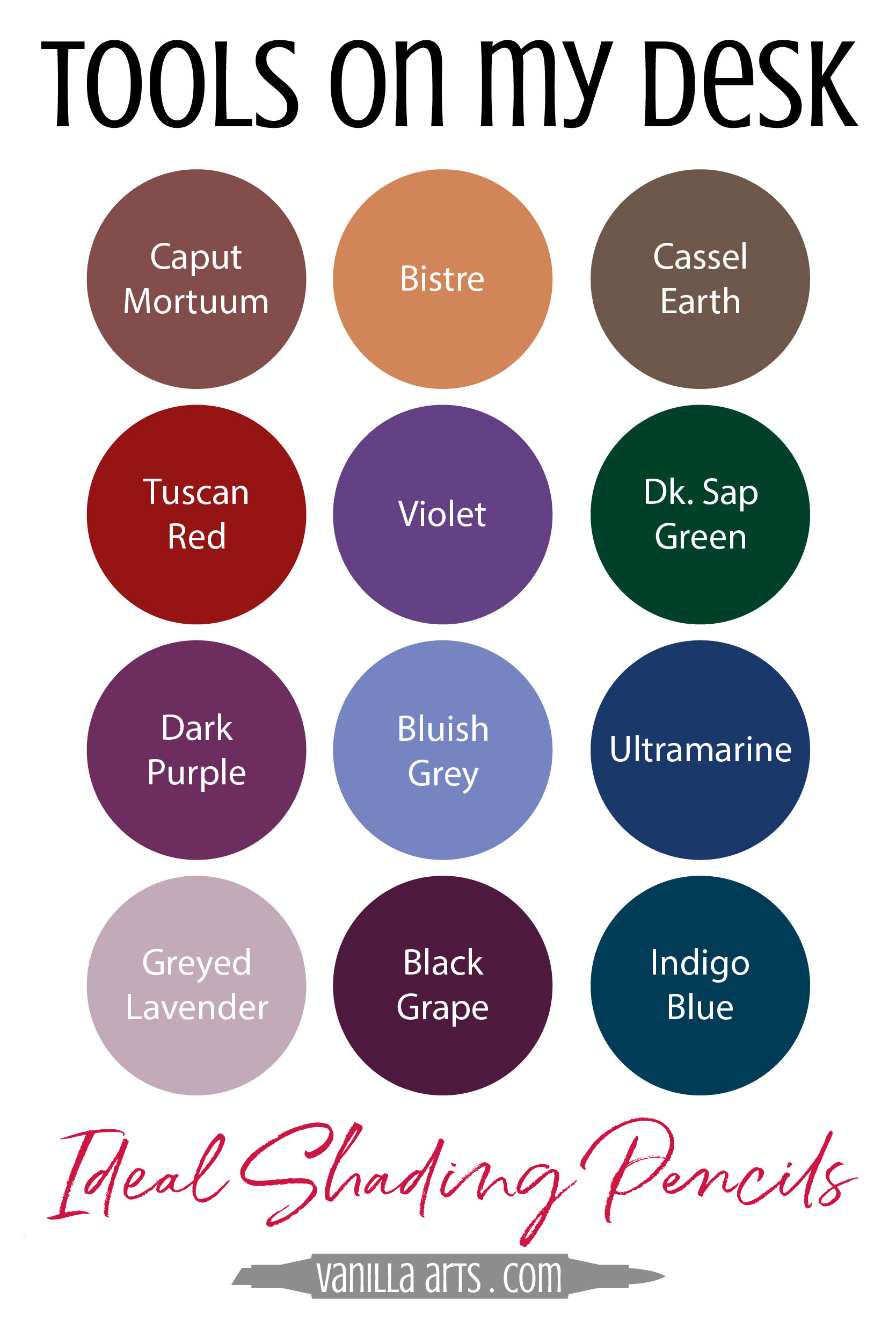 Derwent Lightfast Colored Pencils: A No-Bleed, Safe Substitute for  Prismacolor 901 Dark Purple — Vanilla Arts Co.