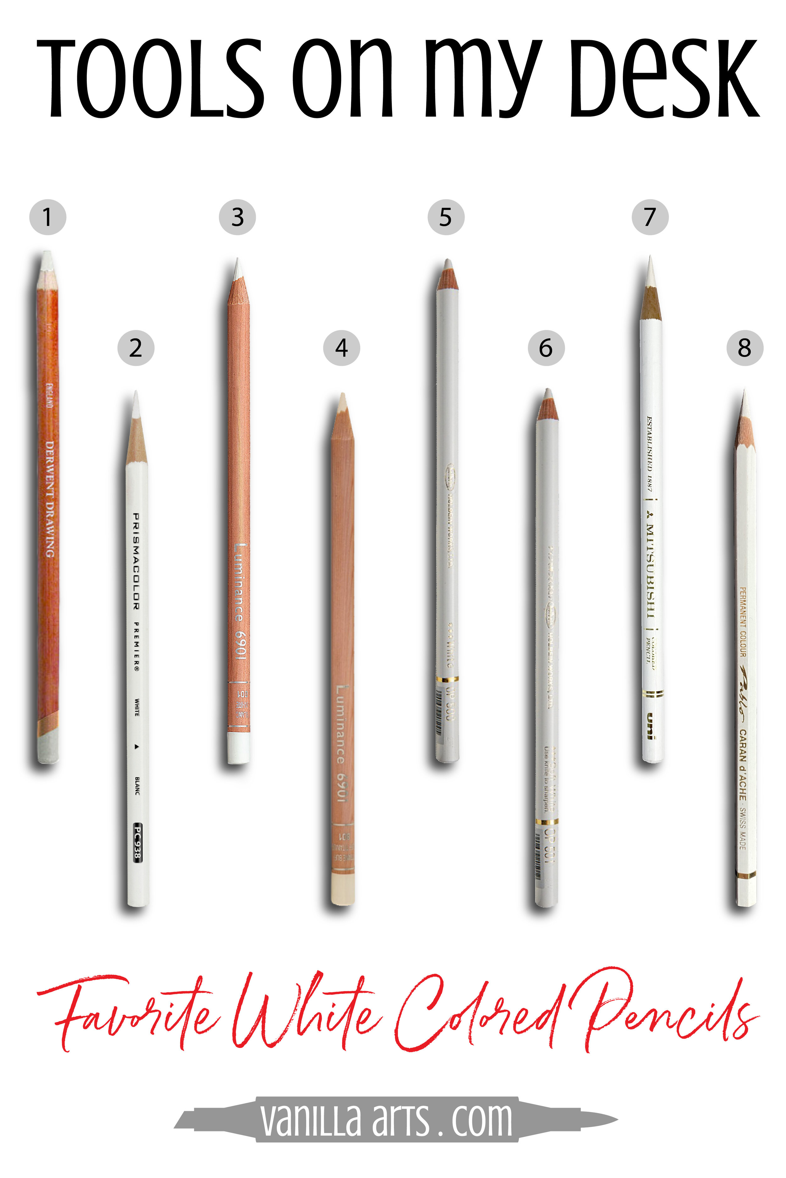 Which Is The Whitest White Pencil?