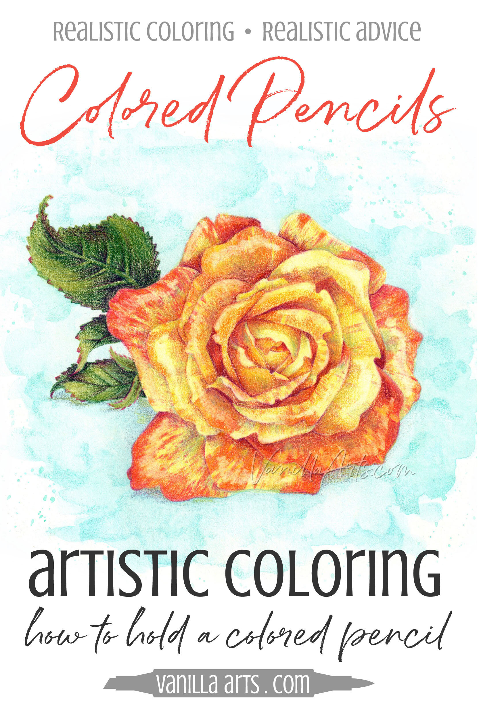 4 Distance Learning Colored Pencil Art Tutorials - THAT ART TEACHER