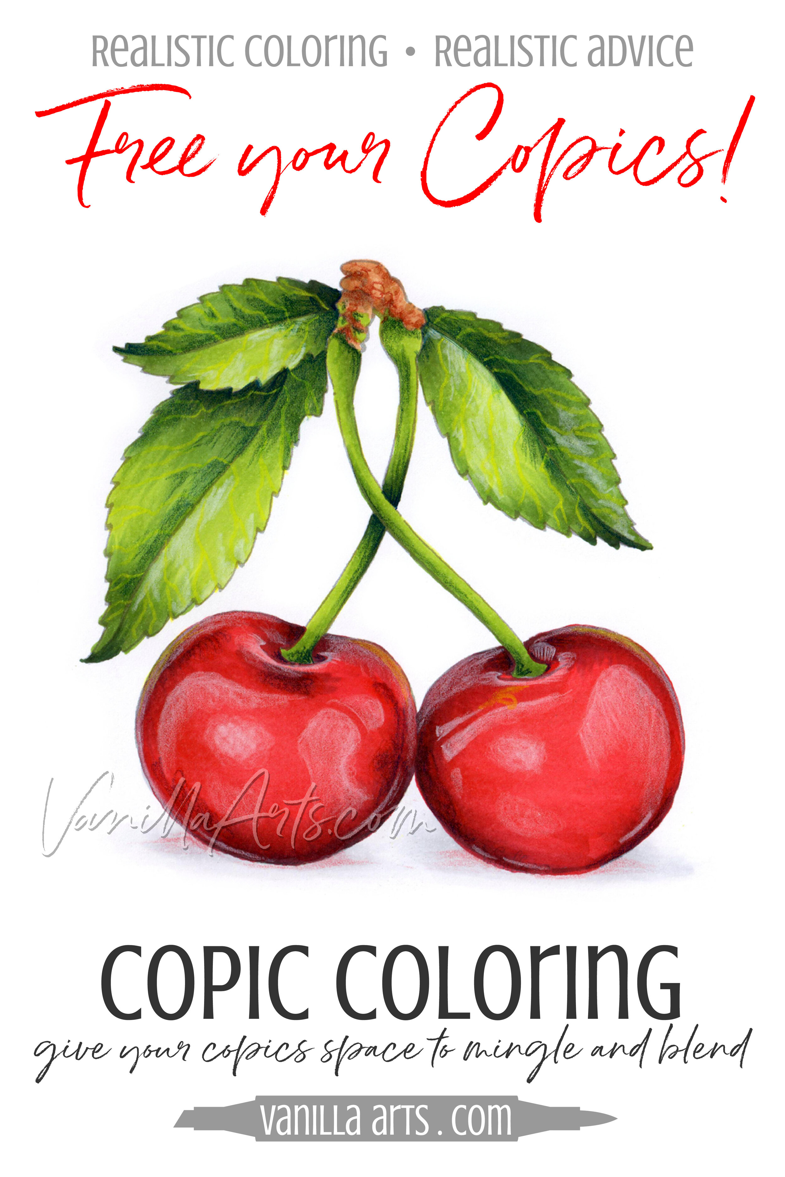 This isn't Paint by Number - Change your Copic Marker Blending