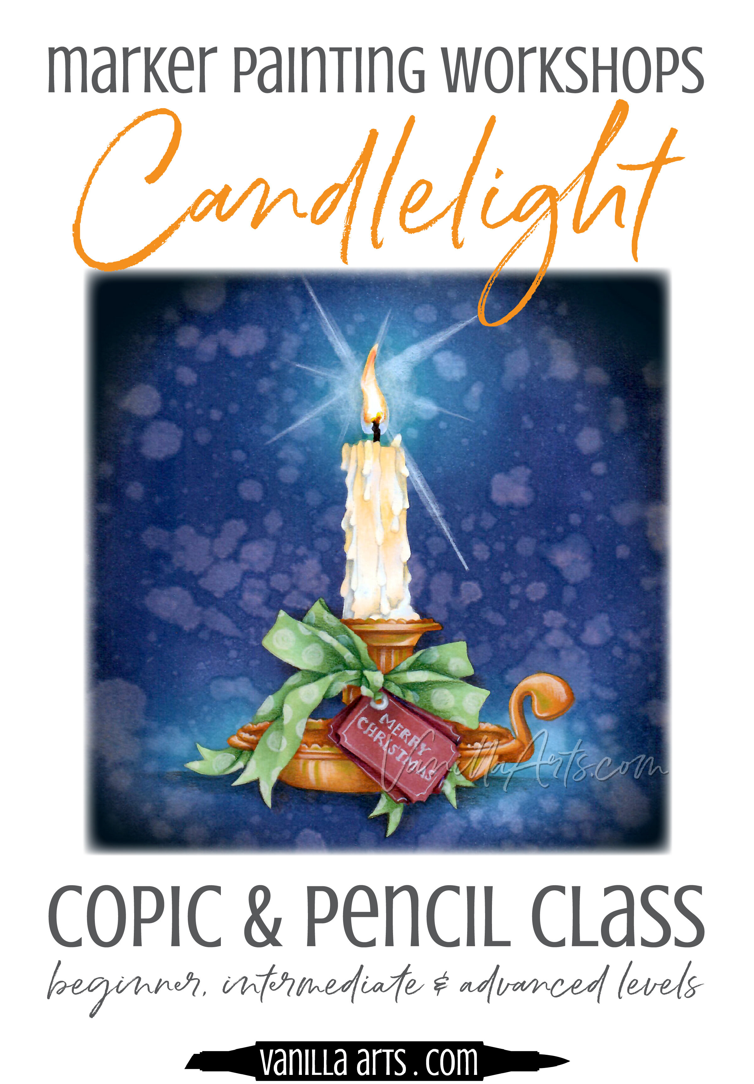 Christmas Online Copic Marker Training Course