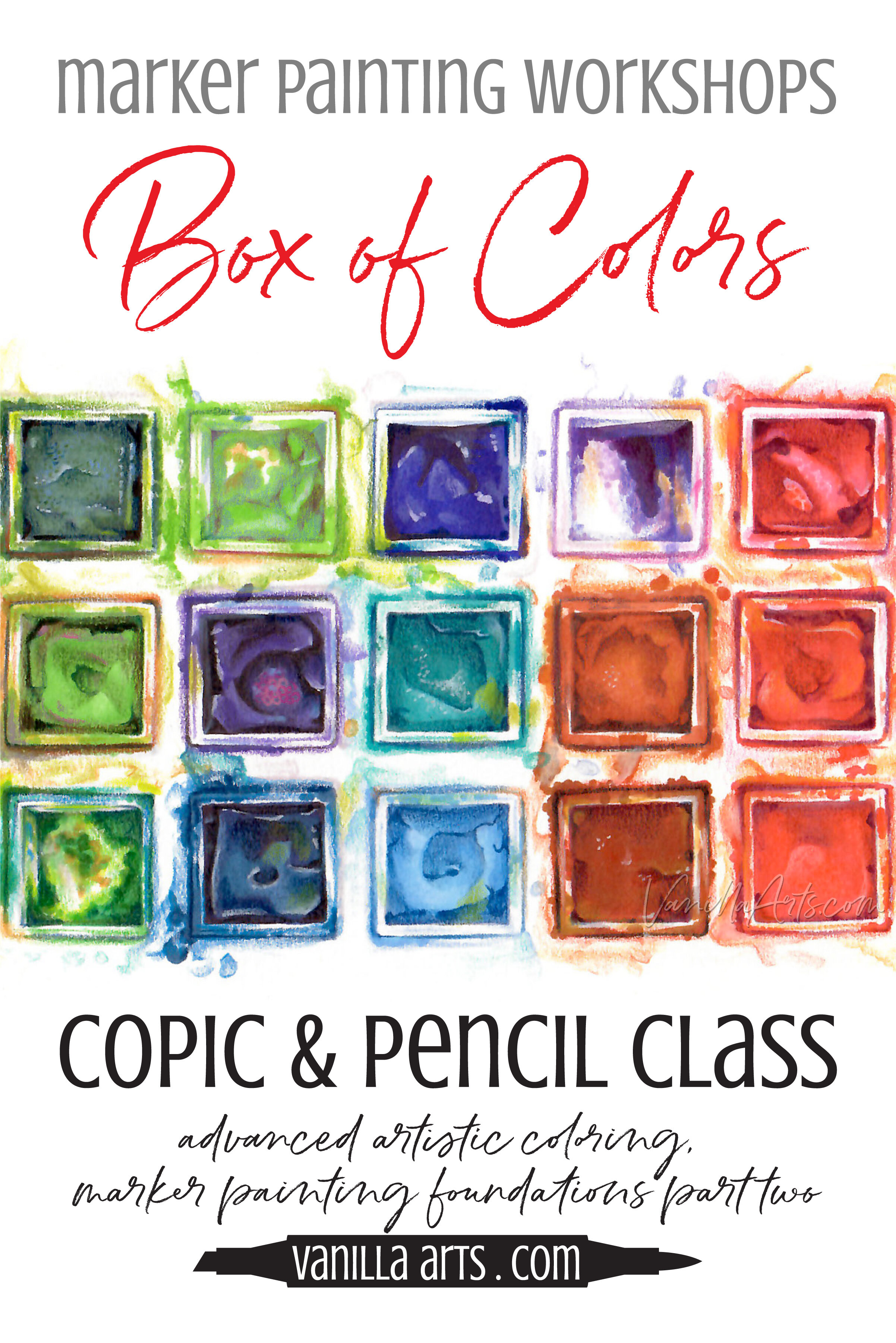Color Theory - Spring 2023 Coloring Kit — Vanilla Arts Co.
