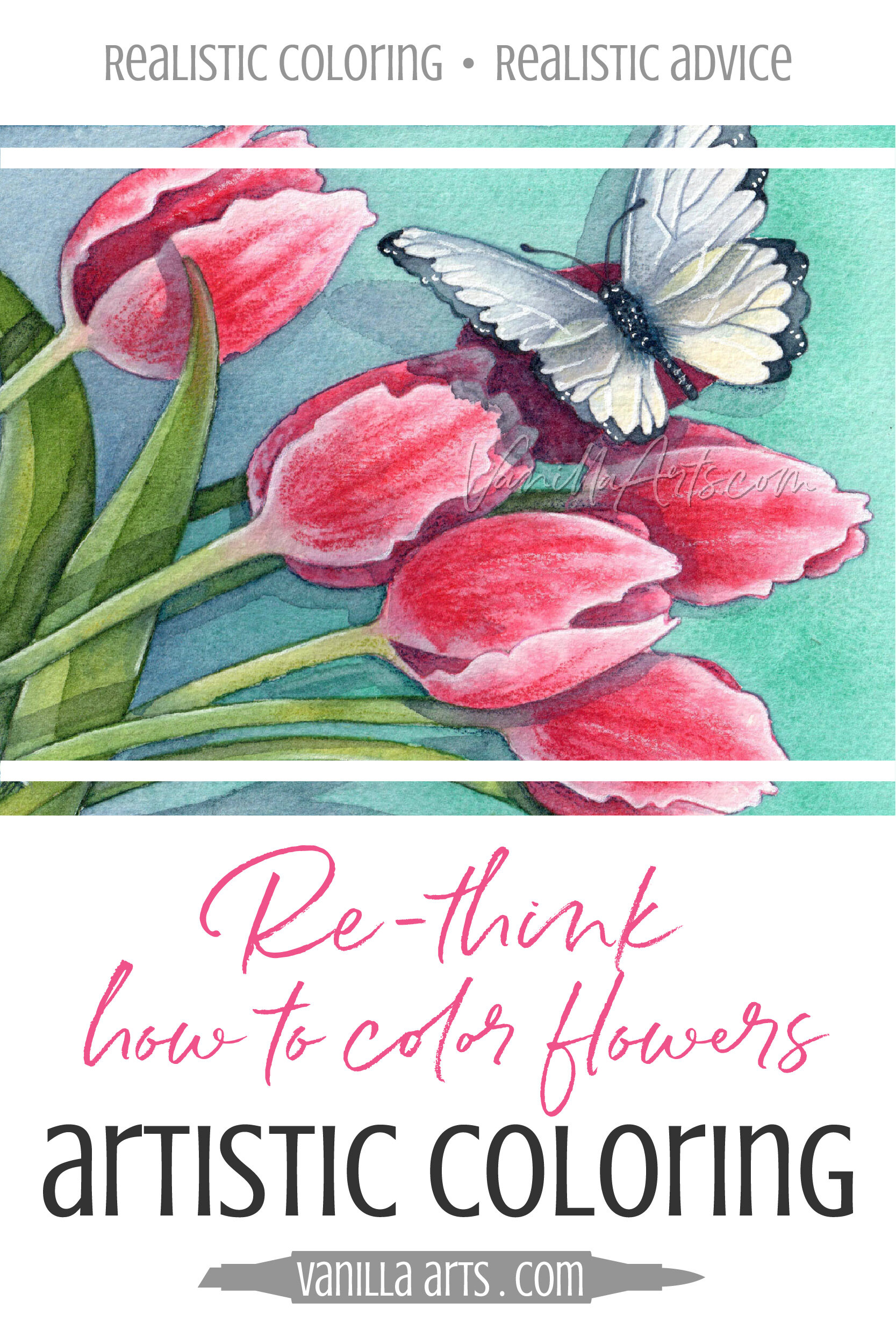 Details in Focus 20 Tips for Coloring Realistic Flowers Copic ...