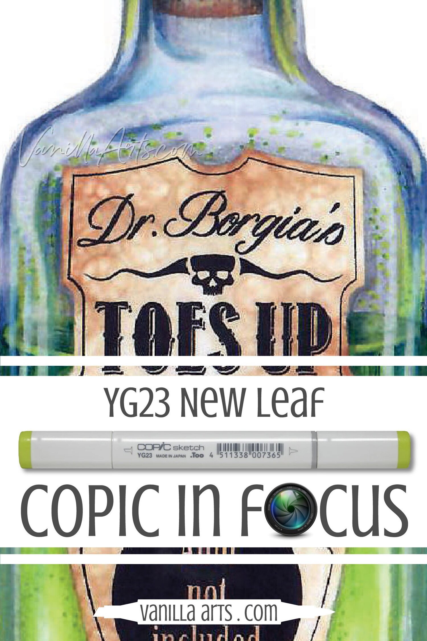 Colors in Focus: YG23 “New Leaf” Copic Marker (Everything you need to know and more)