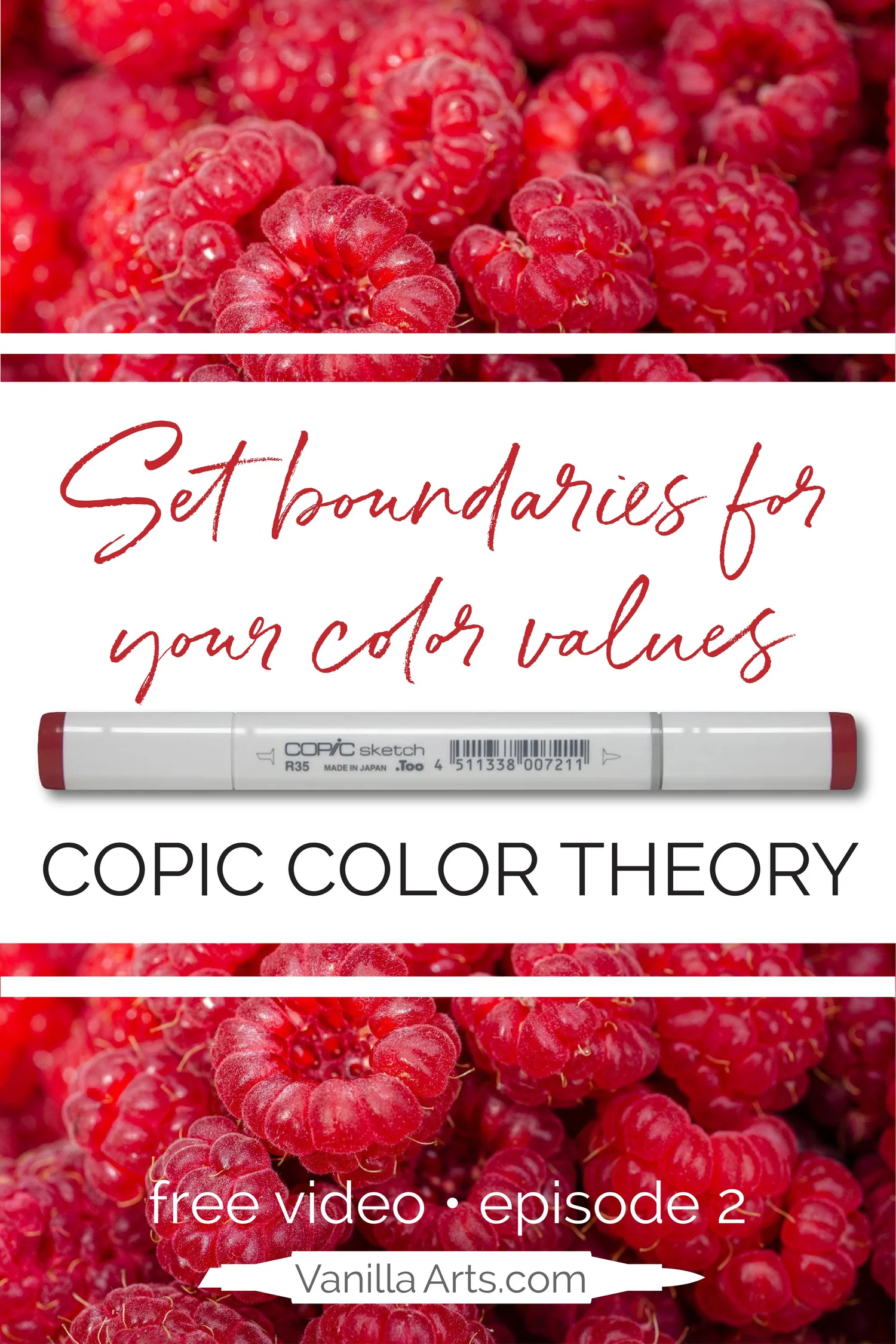 Raspberry Copic How to Create Copic Blending Combinations - Live Marker Demo (Episode 2 ...