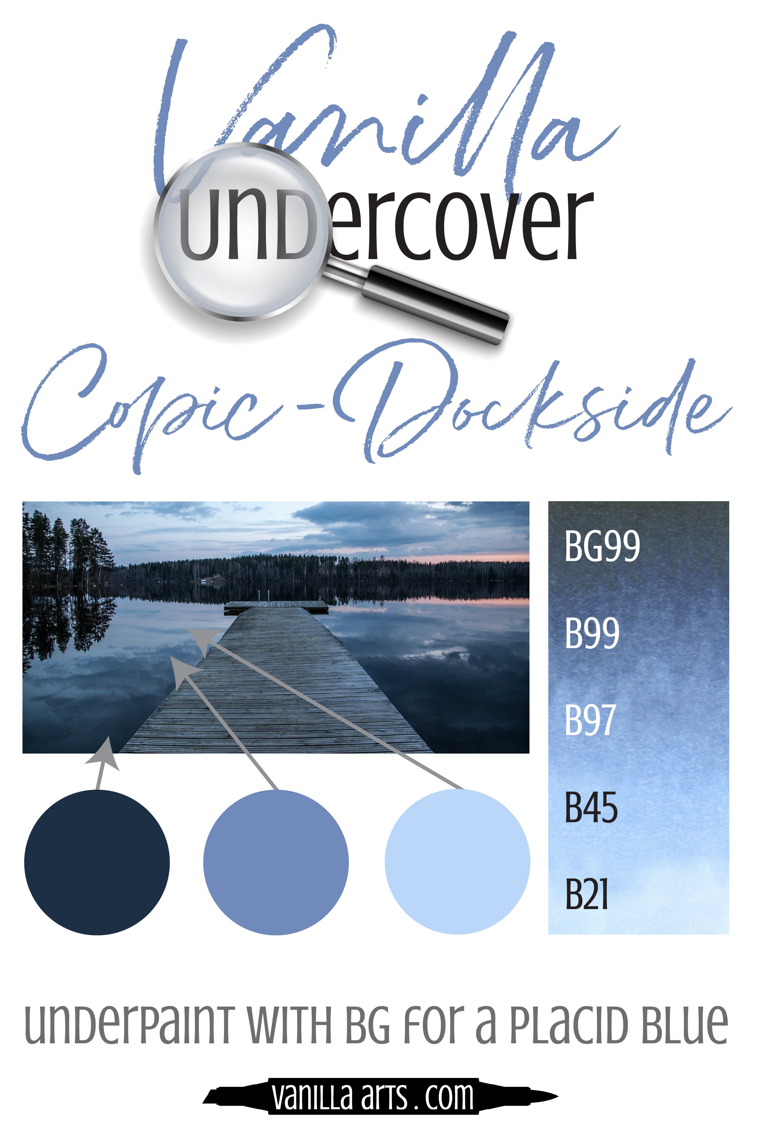 Copic Marker Underpaint: Blending Combinations for Realistic Color