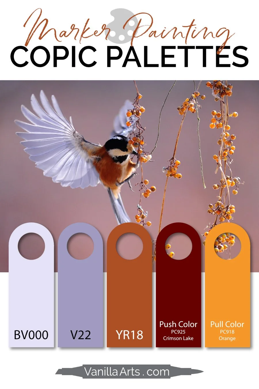 Color Palette: Copic Marker + Colored Pencil Combination (Pale Lavender ...