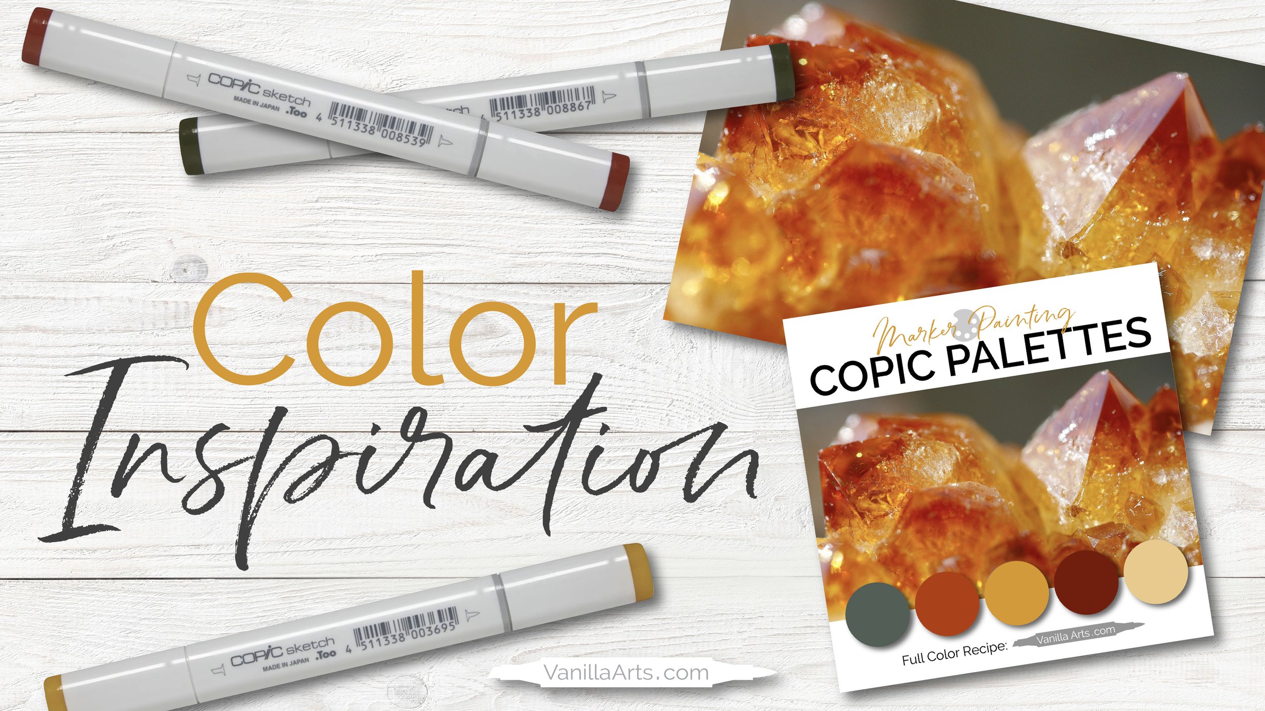 Color Palette: Copic Marker + Colored Pencil Combination (Muddy