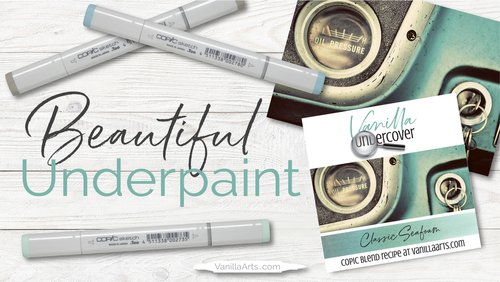 Copic Marker Underpaint: Blending Combinations for Realistic Color - Blue  Swatch (Dockside) — Vanilla Arts Co.
