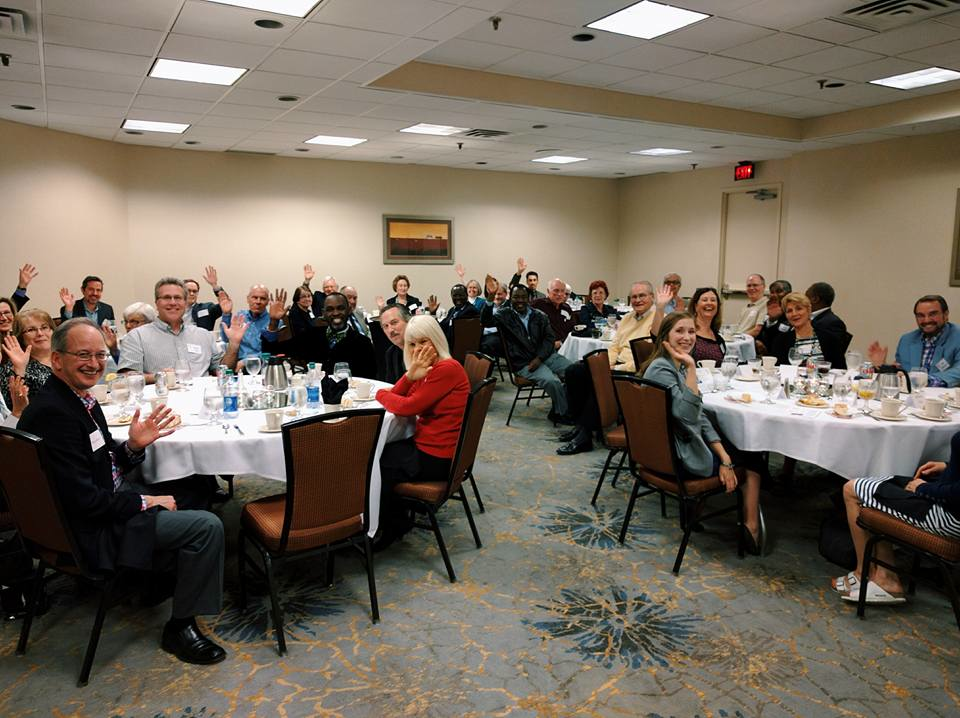 The Daystar U.S. staff, board members, friends, and family enjoyed a dinner together Friday evening.
